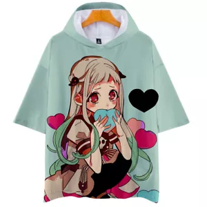Anime Toilet-Bound Hanako-kun Nene Yashiro Short Sleeve Hooded Hoodie T Shirt