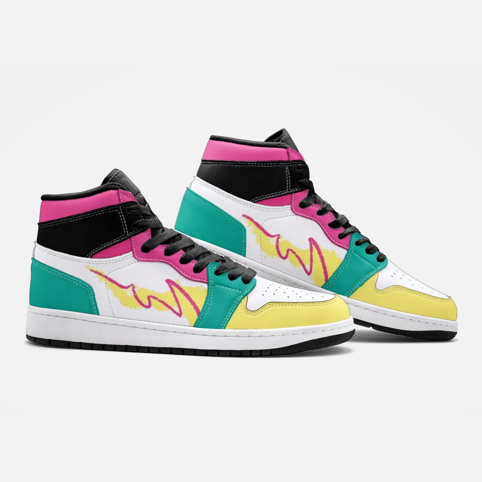 Retro 80s and 90s Style The Cooler High Top Sneakers
