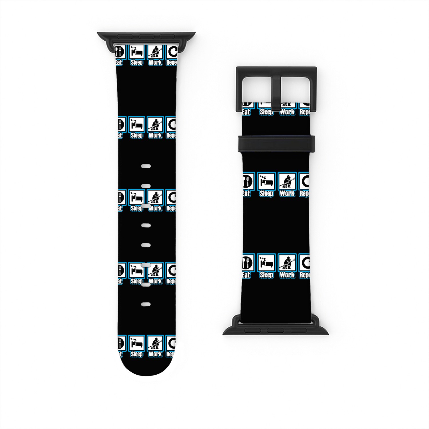 Firefighter Eat Sleep Work Repeat Watch Bands For Apple Watch