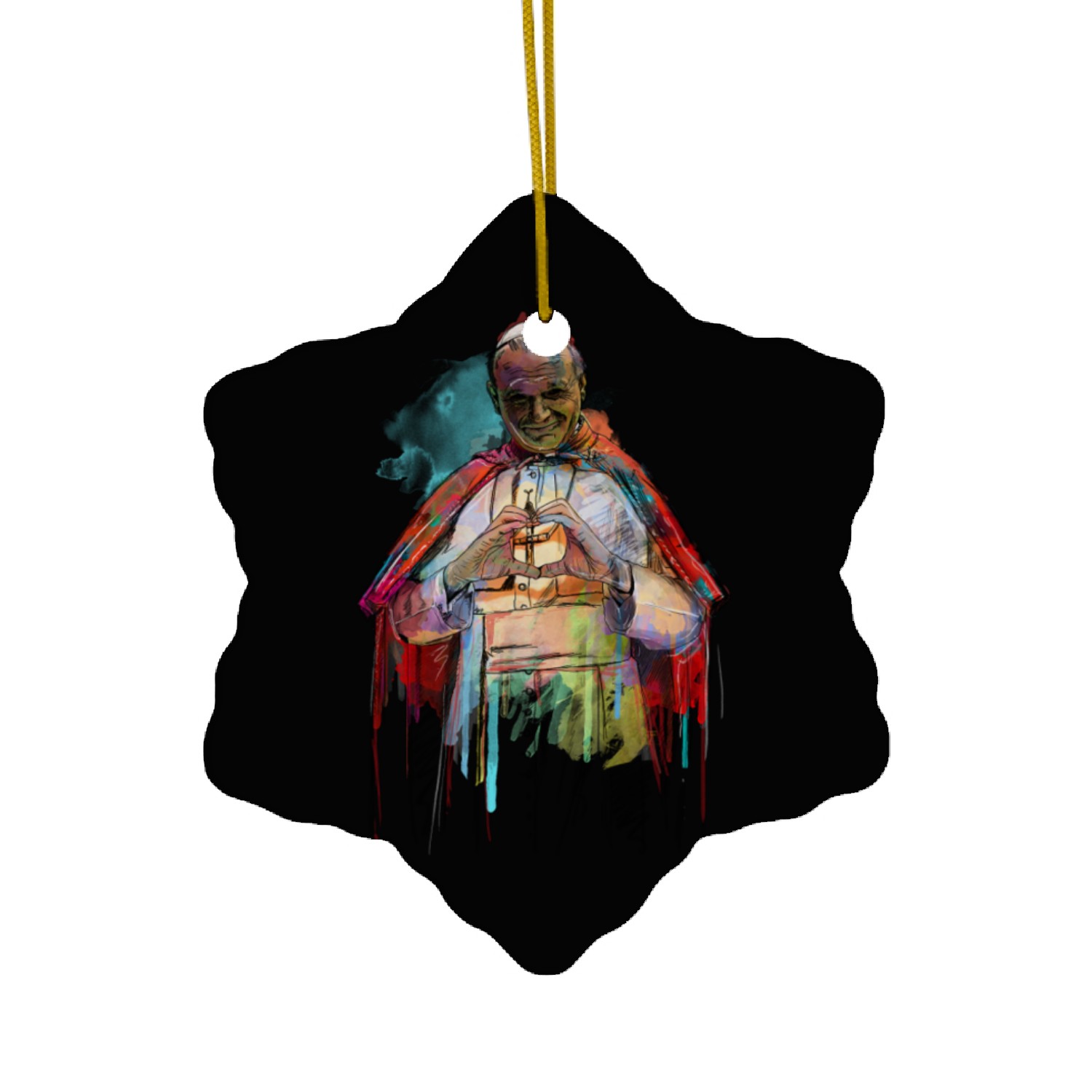 pope Ceramic Ornaments