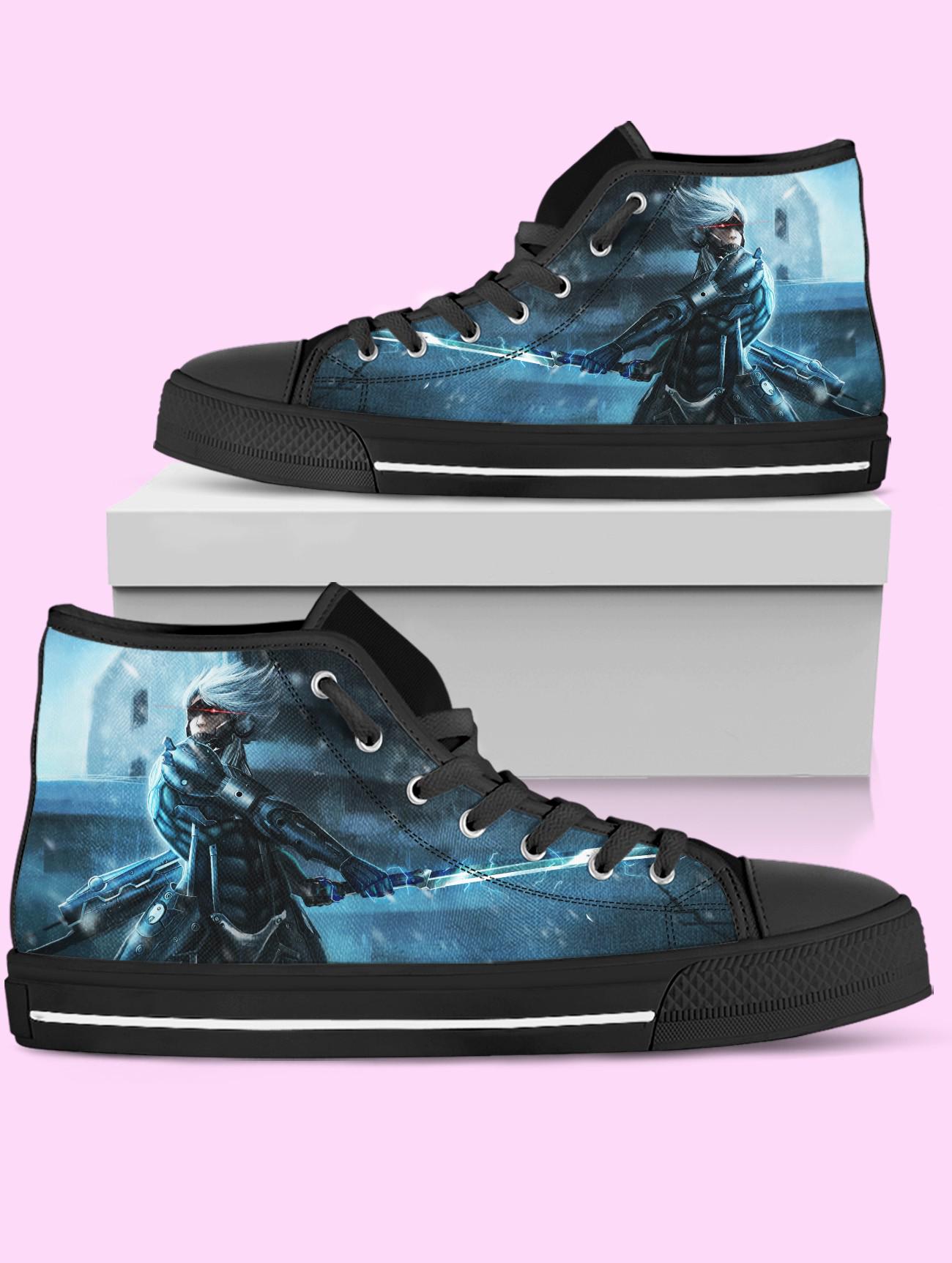 Metal Gear Rising High-Top Shoes, Video Game Shoes