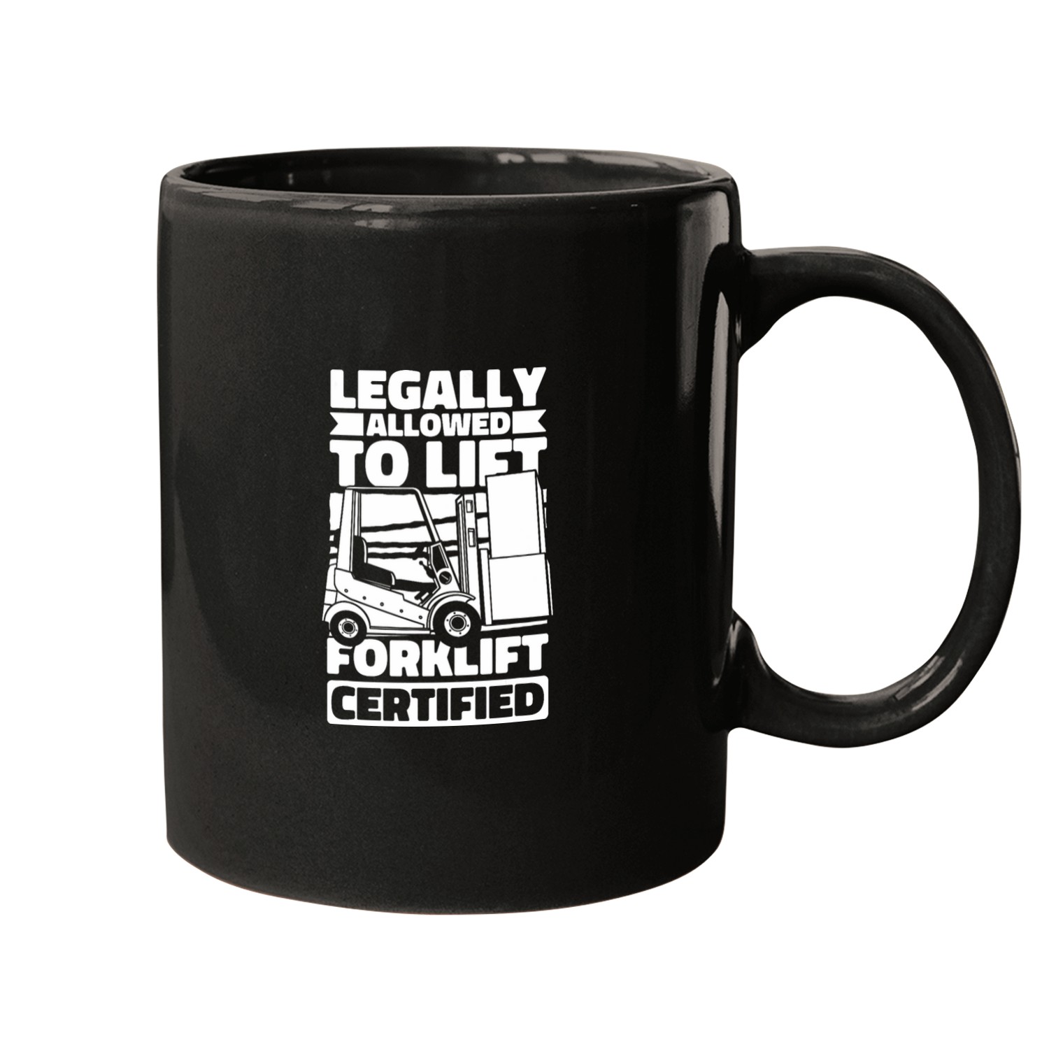 Forklift Fun Operator Logistics Forklifter Forklift Certified 6 Mugs
