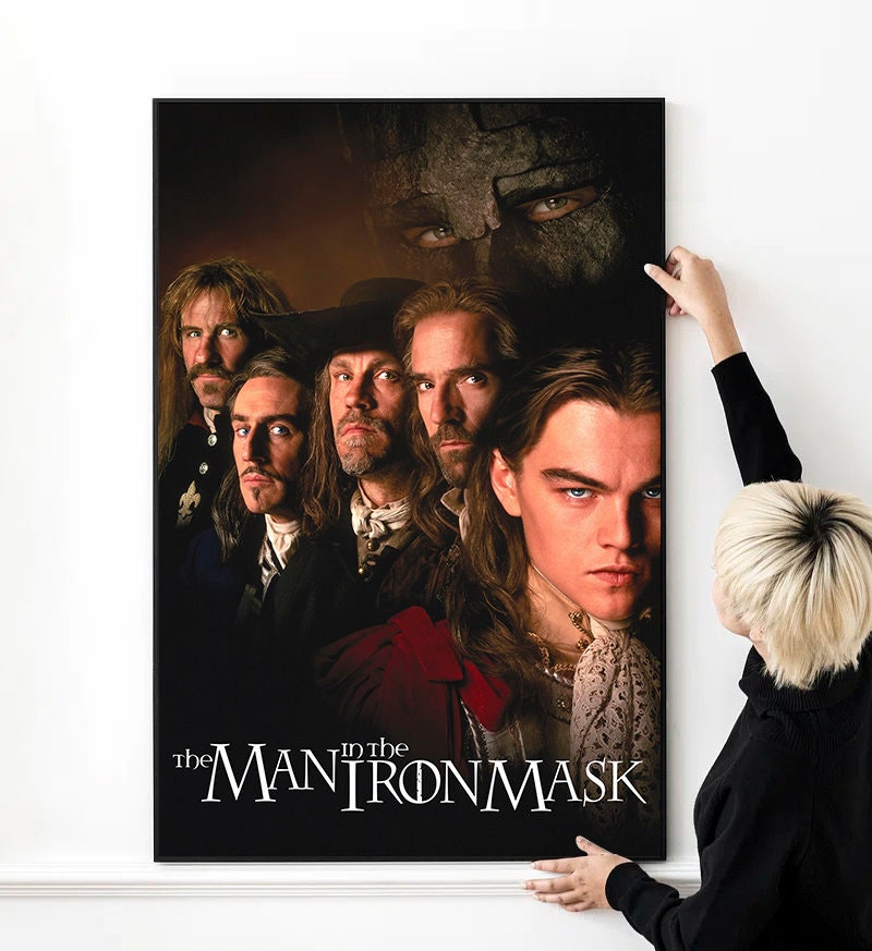 The Man in the Iron Mask Movie Poster High Quality Print Photo Wall Art Canvas Cloth Vintage Movie Poster for Gift