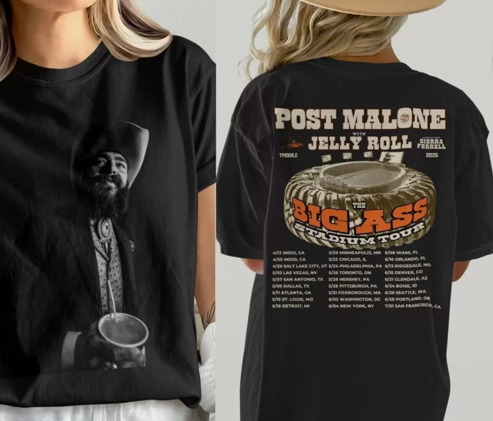 Post Malone, Post Malone Tour, Big Ass Stadium Tour, Posty 2025 Tour