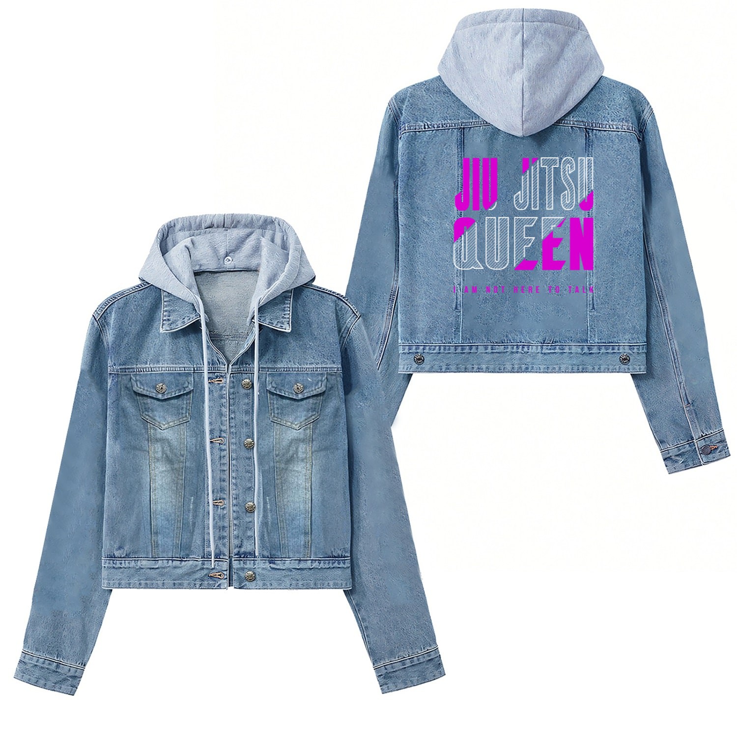 Jiu Jitsu Queen Women's Denim Jackets