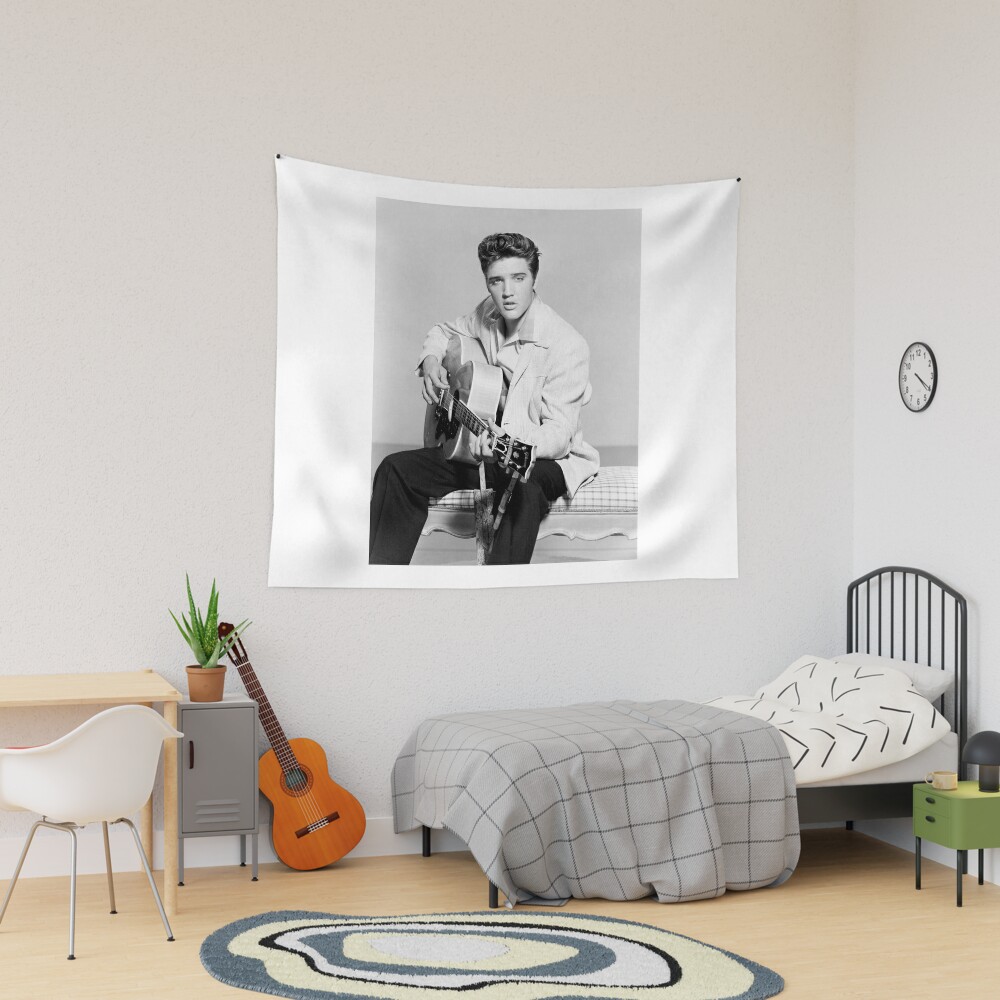 The King Of Rock Elvis Presley Tapestry, Elvis Presley Home Decor