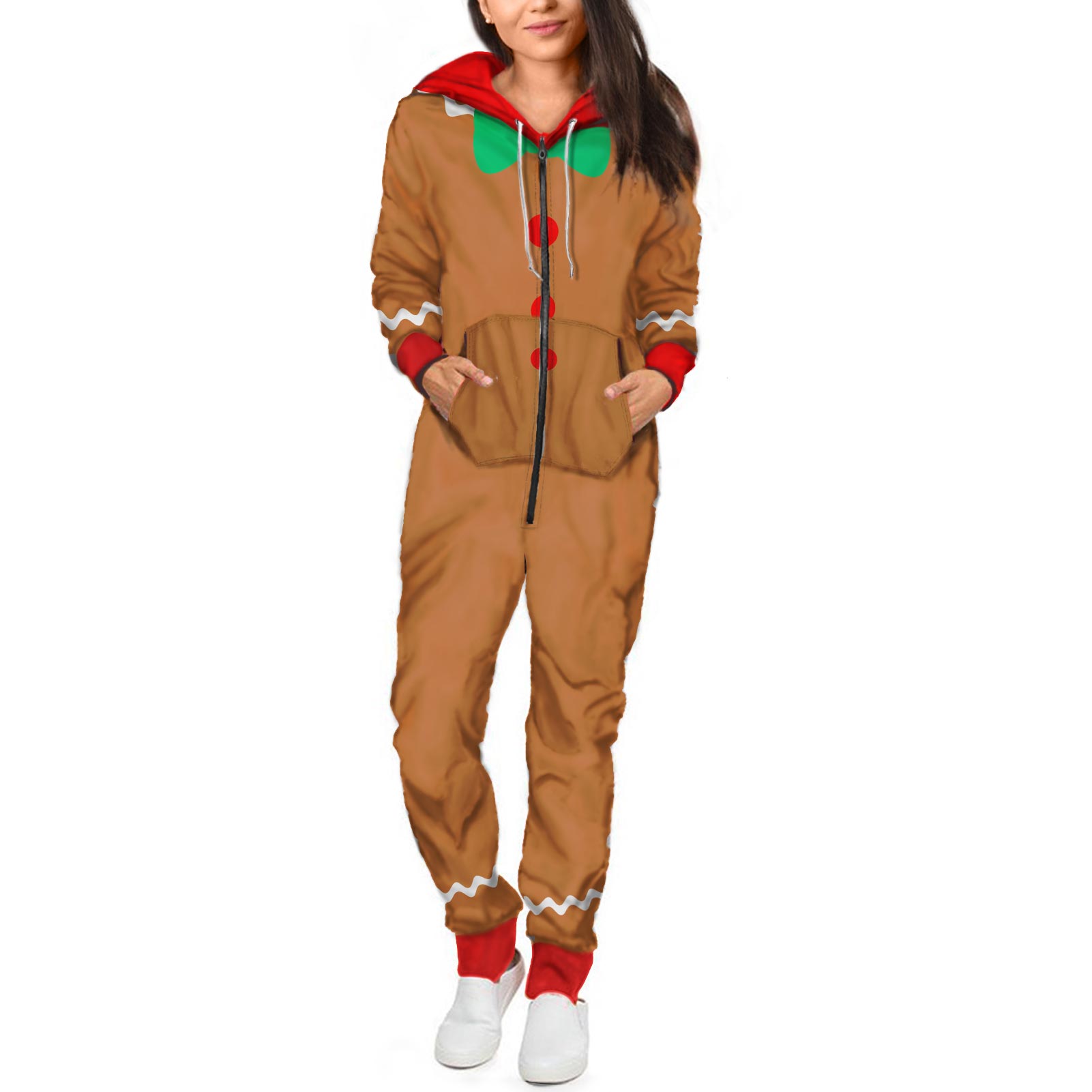 Christmas Men's Hooded Jumpsuit | Christmas Pajama Outfits | Family Matching Pajamas