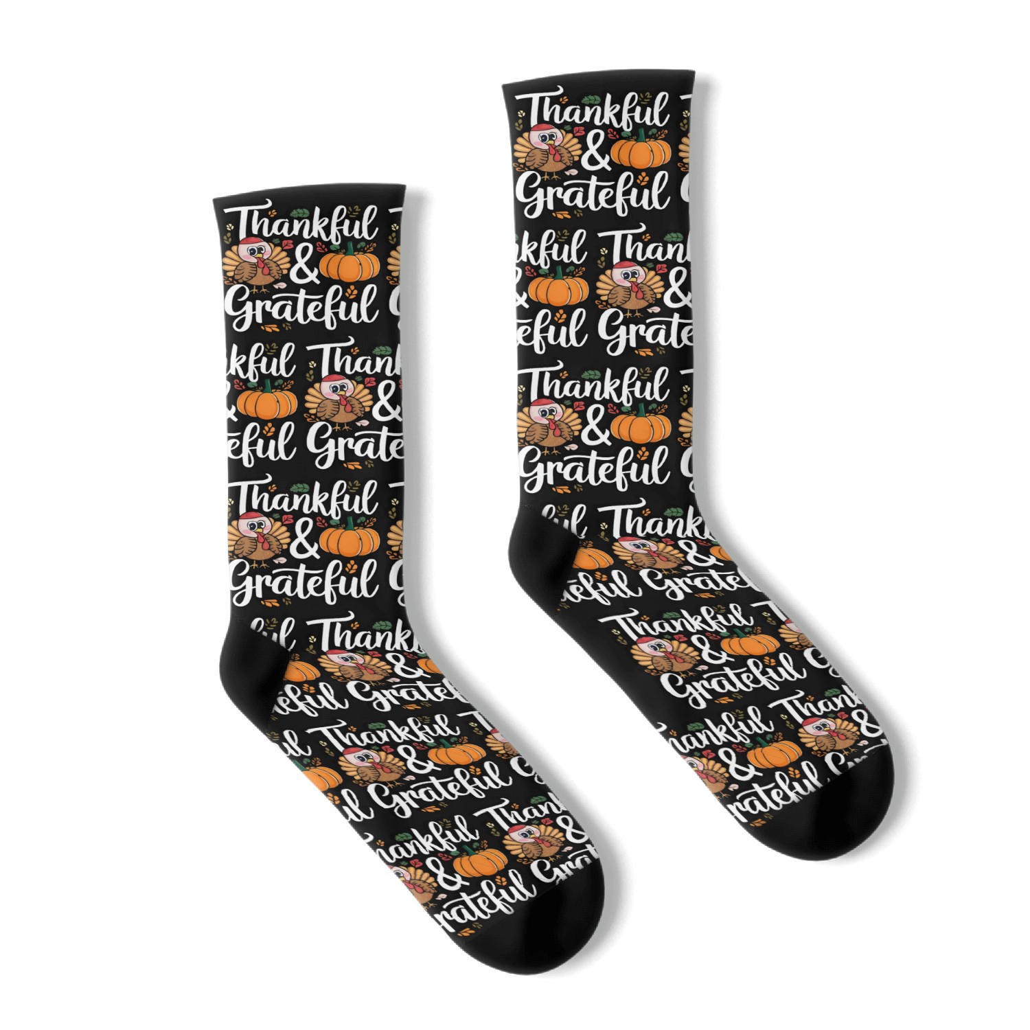 Thankful & fearful design premium Socks