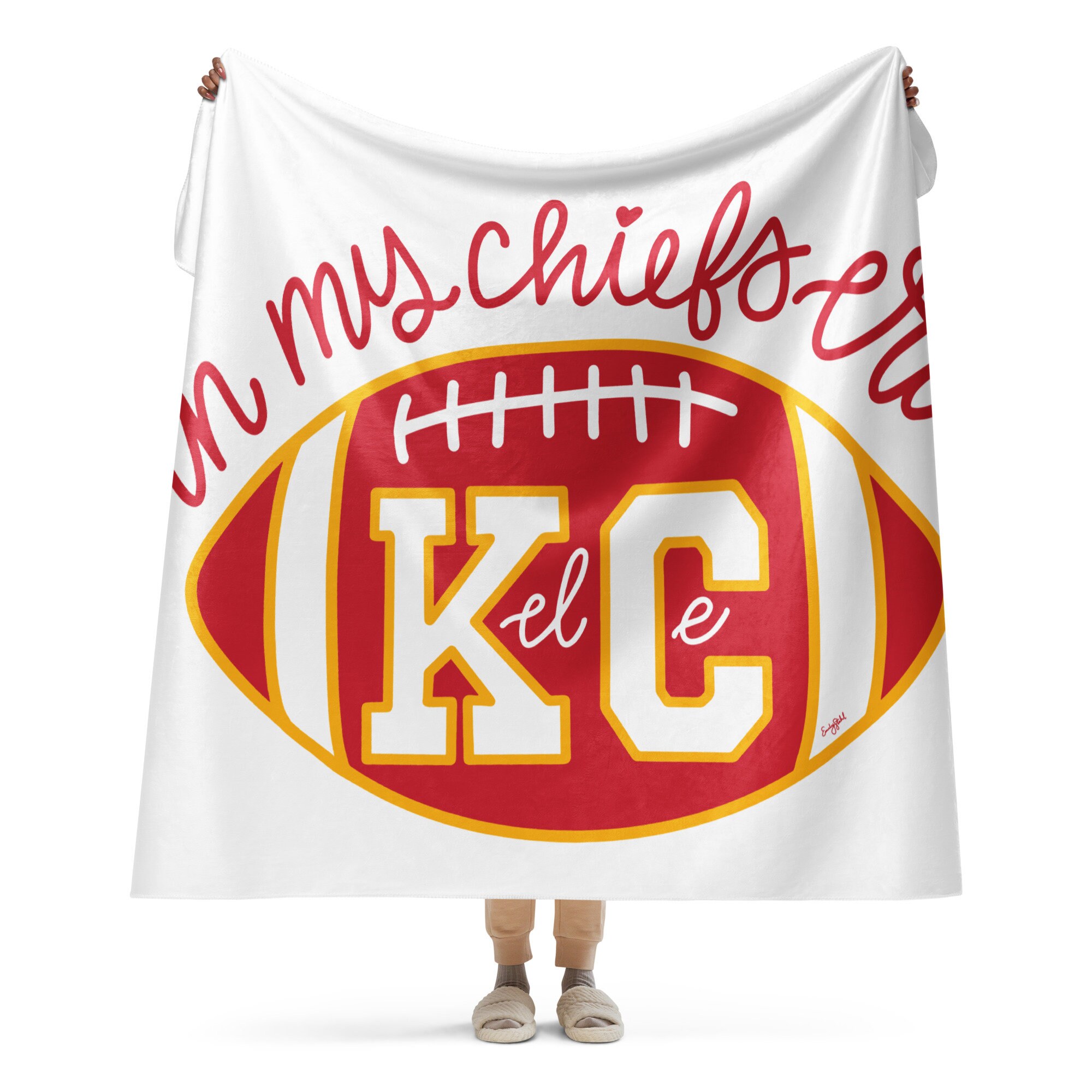 Kelce Era Game Day Sherpa Blankets for Bed, Camp Nap Bedroom Decor, Bedspread Soft Fleece, Birthday Wedding Gifts