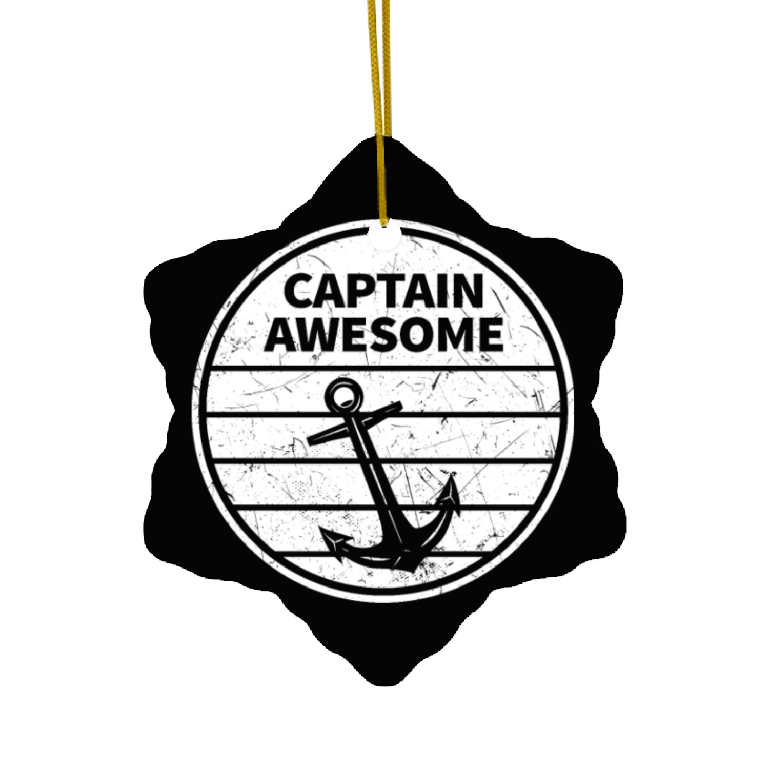 Anchor Sailboat Vintage Sailing Captain Ceramic Ornaments