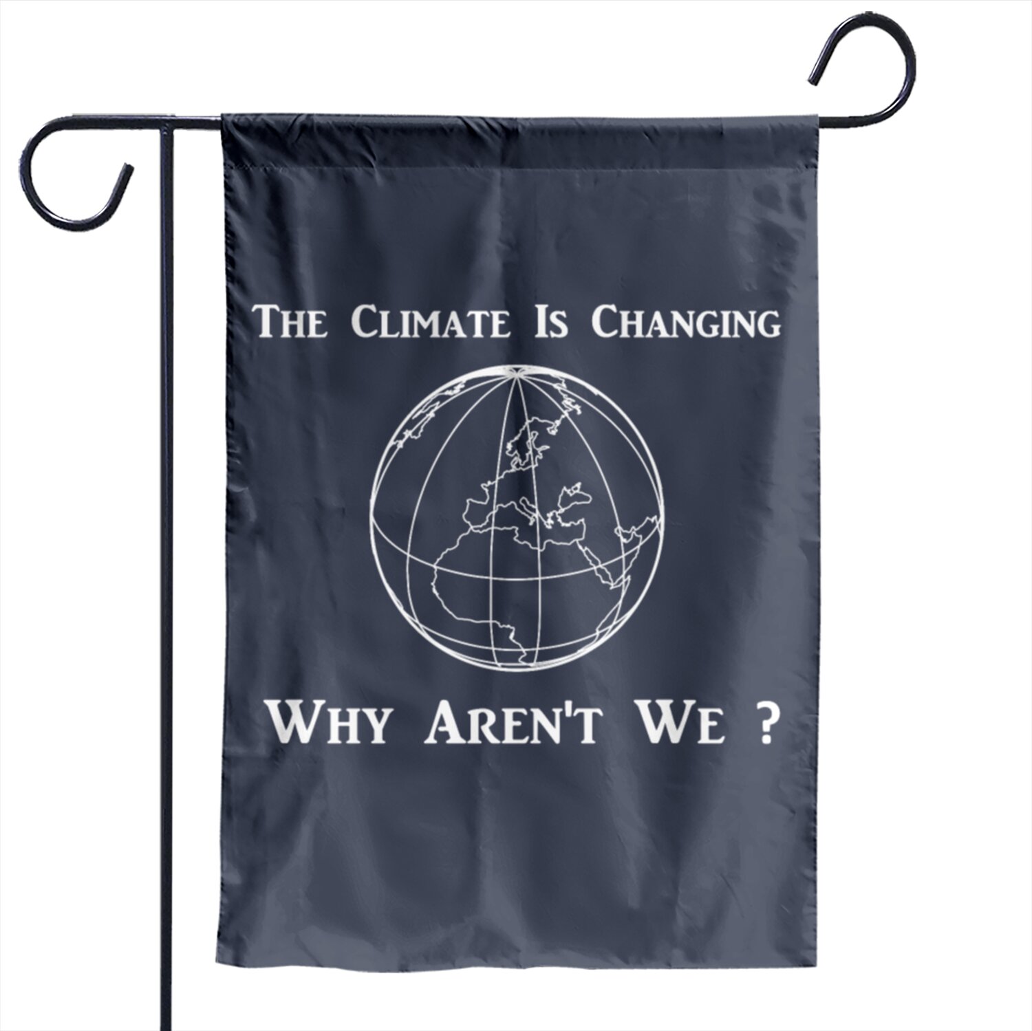 Climate Change Garden Flag