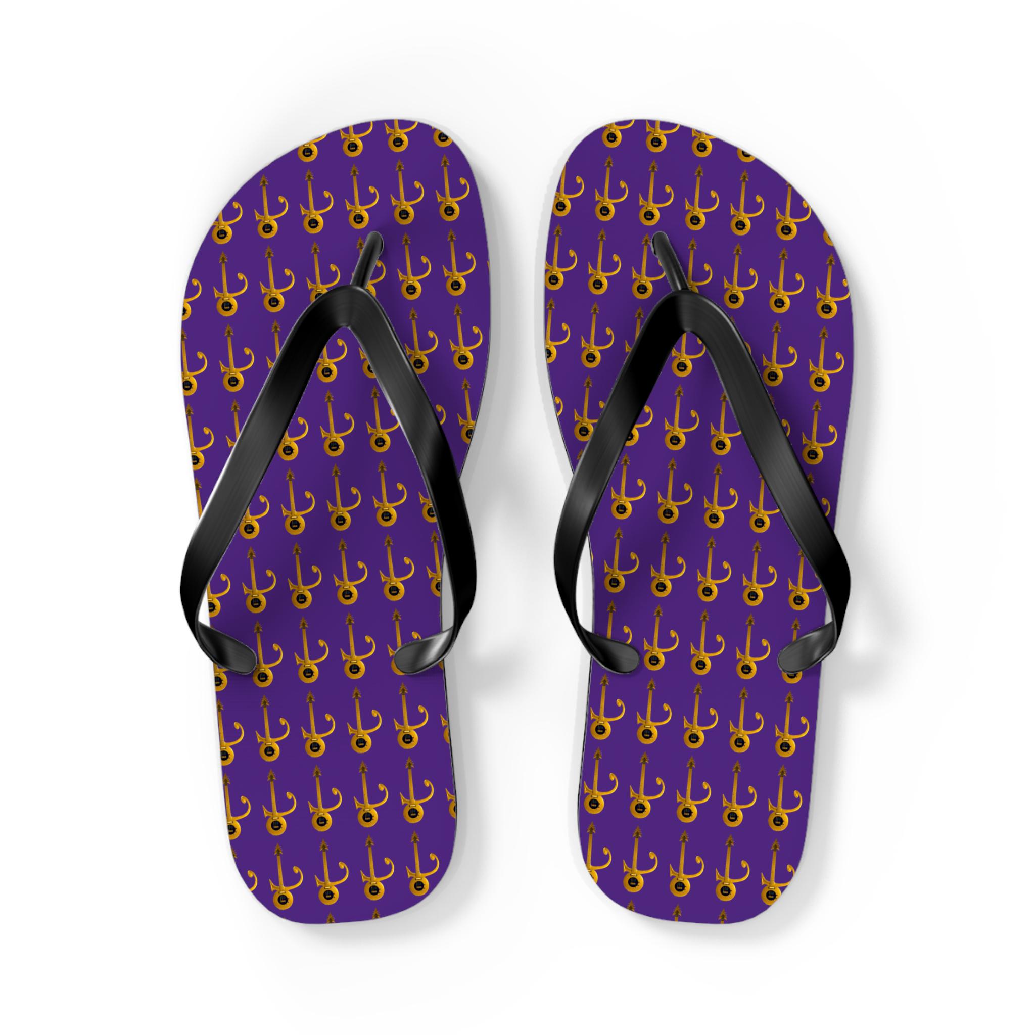 Prince's Guitar Styled Flip Flops, Awesome, Rock History. Pur Rain Never Stops.