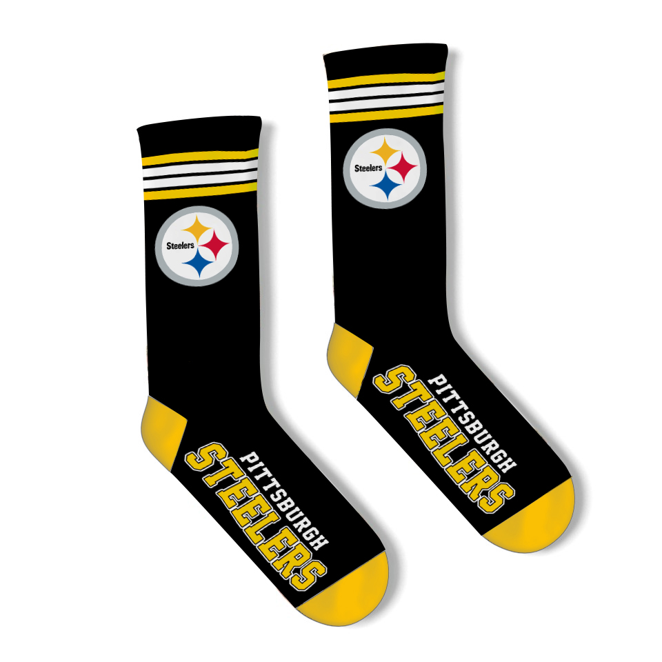 Pittsburgh Steeler Iconic Black & Gold Socks NWT $10.00