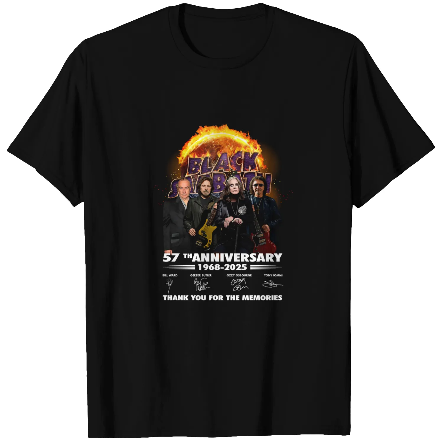 Black Sabbath 2025 Tour Shirt, Back to The Beginning Music Tee S-5XL