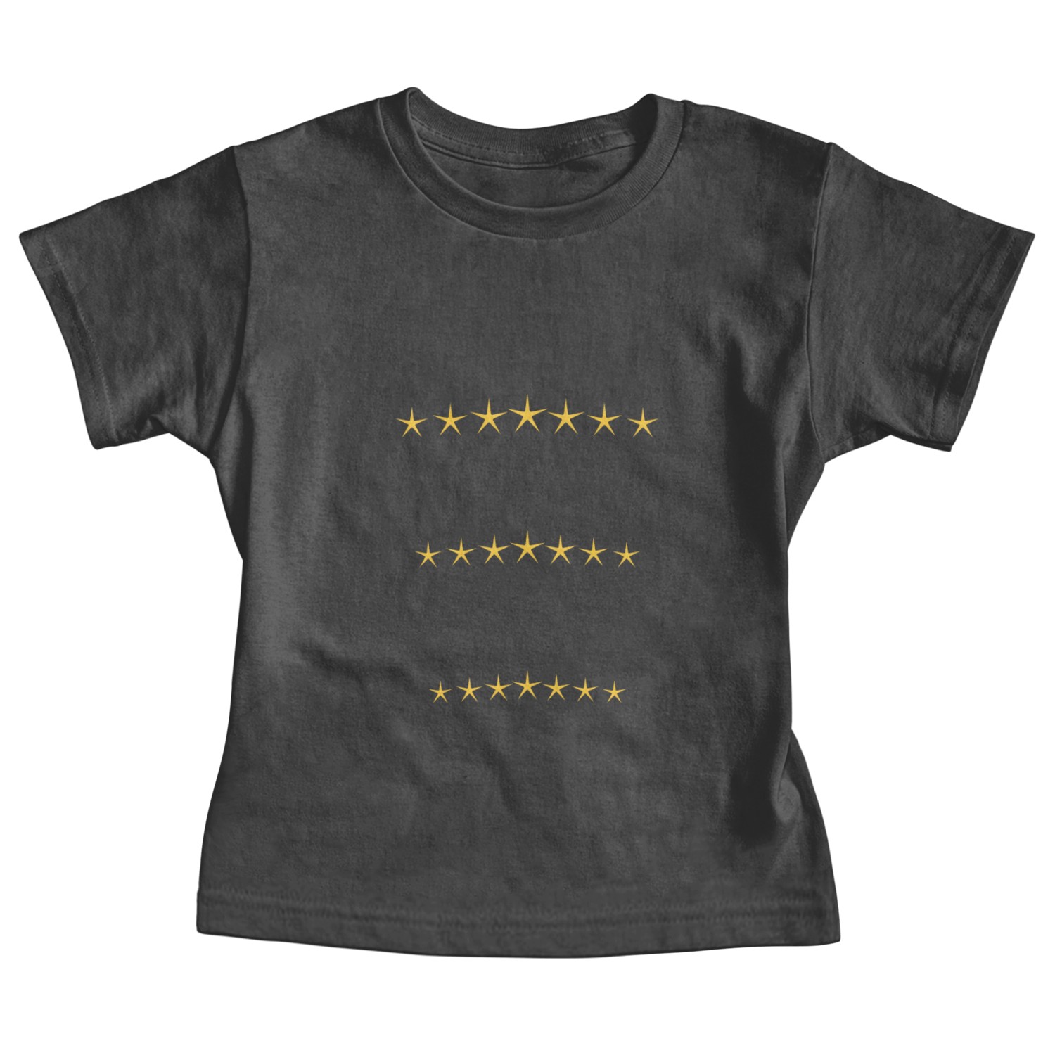 Golden Star Necklaces Baby Tees