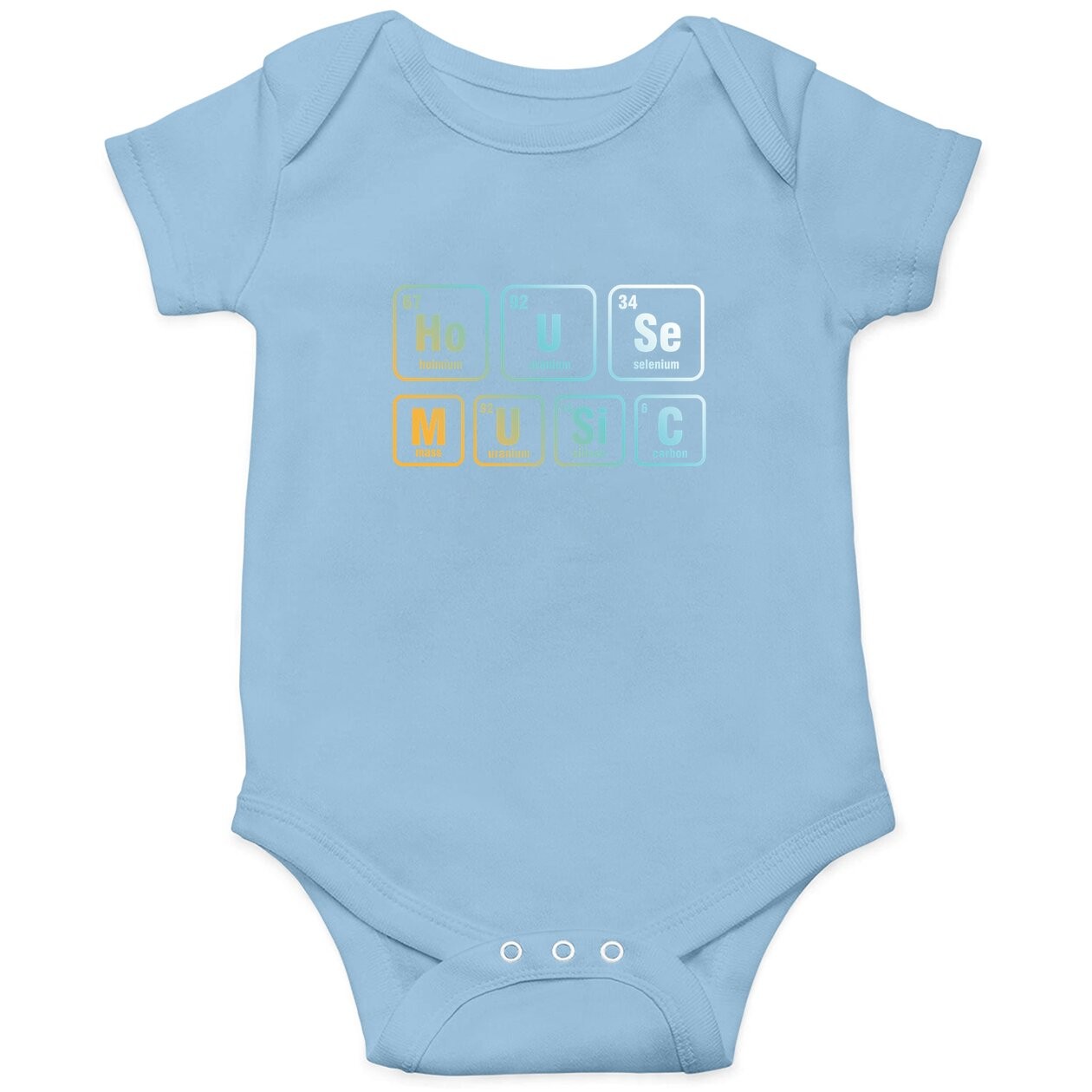 Disc Jockey Dj House Music Relaxing Electronic Music Baby Bodysuit