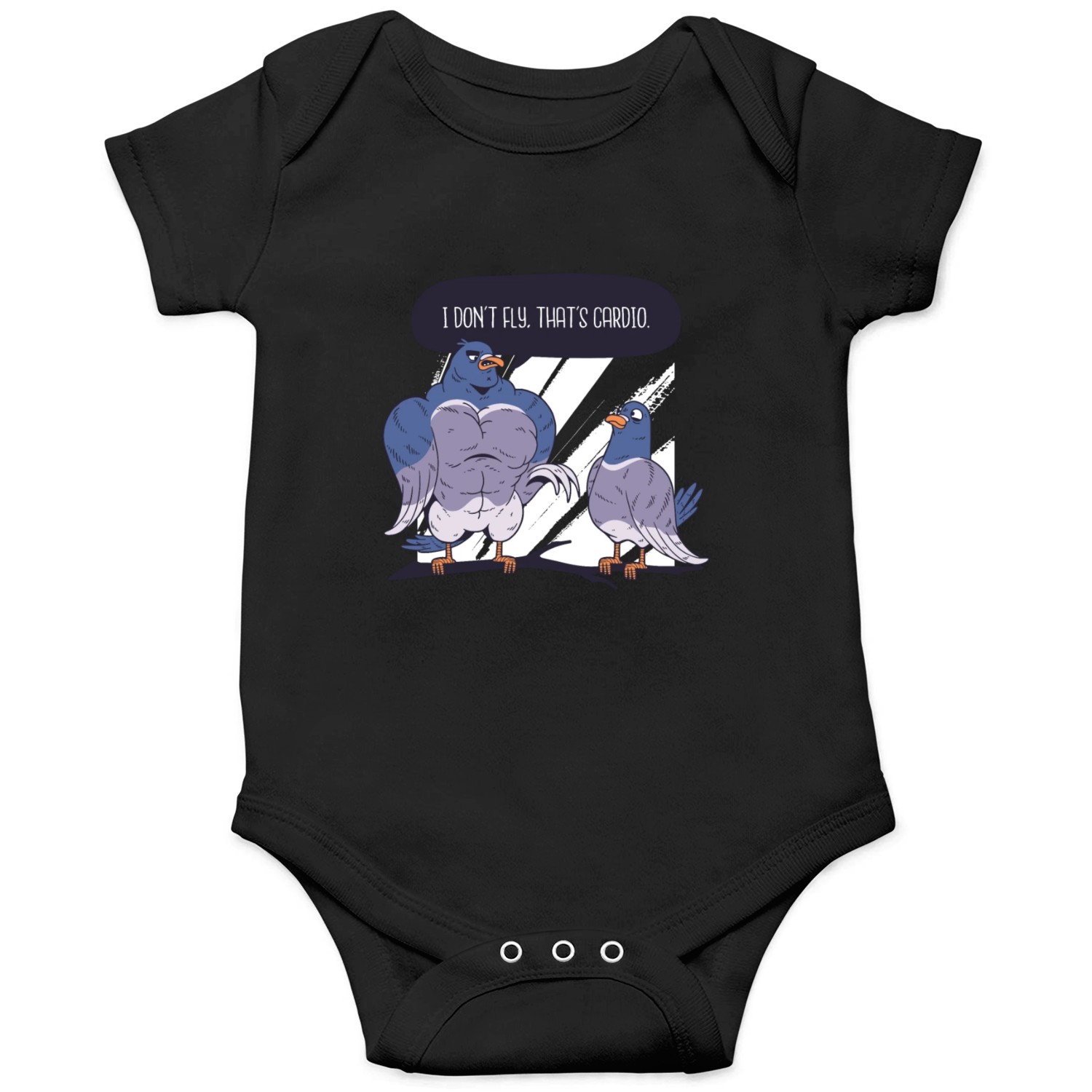 Muscle Pigeon Onesies