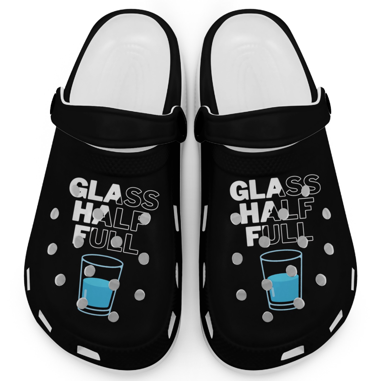 Glass Half Full - Optimist Clogs