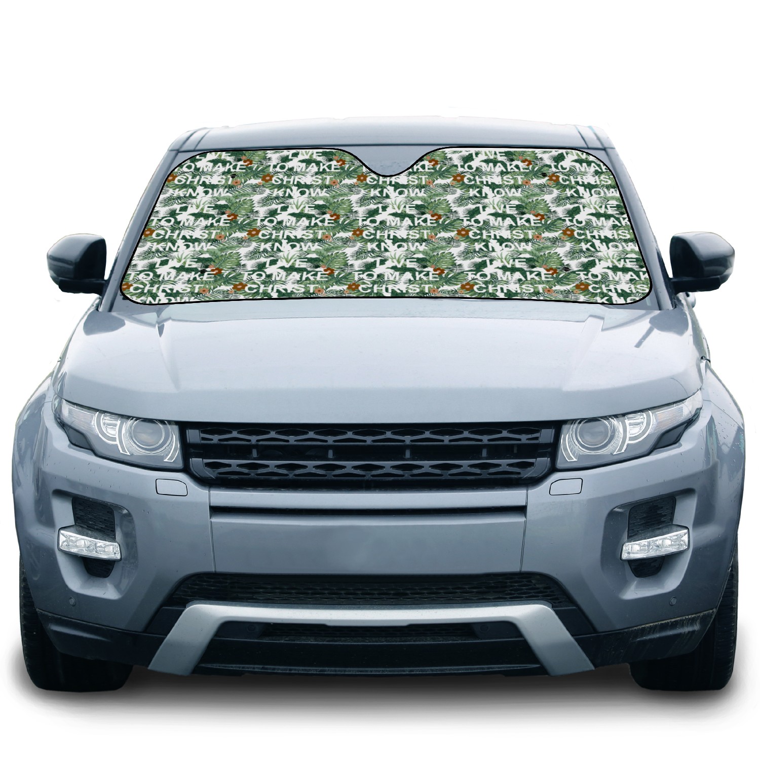 live to make christ know Car Sun Shades