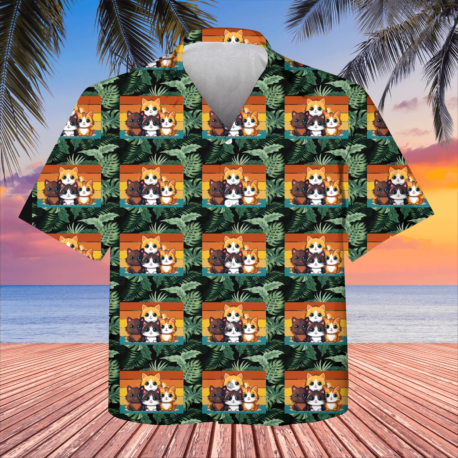 Cats Kids Hawaiians