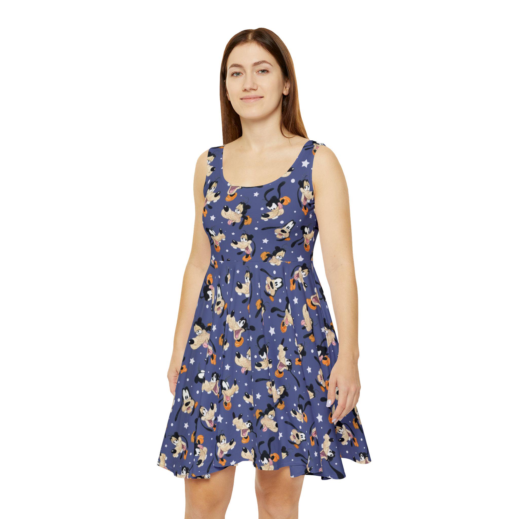 Funny Goofy Women's Skater Dress