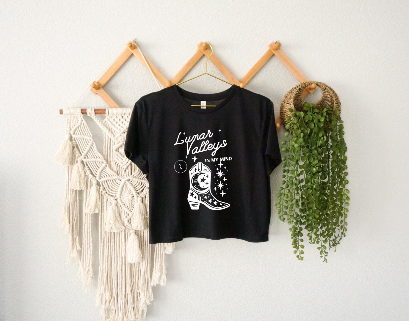 Lunar Valleys Crop, Tortured Poet Inspired Shirt