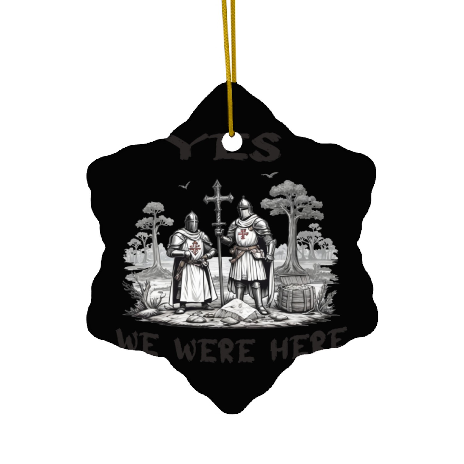 The Knights Of Oak Island Ceramic Ornaments