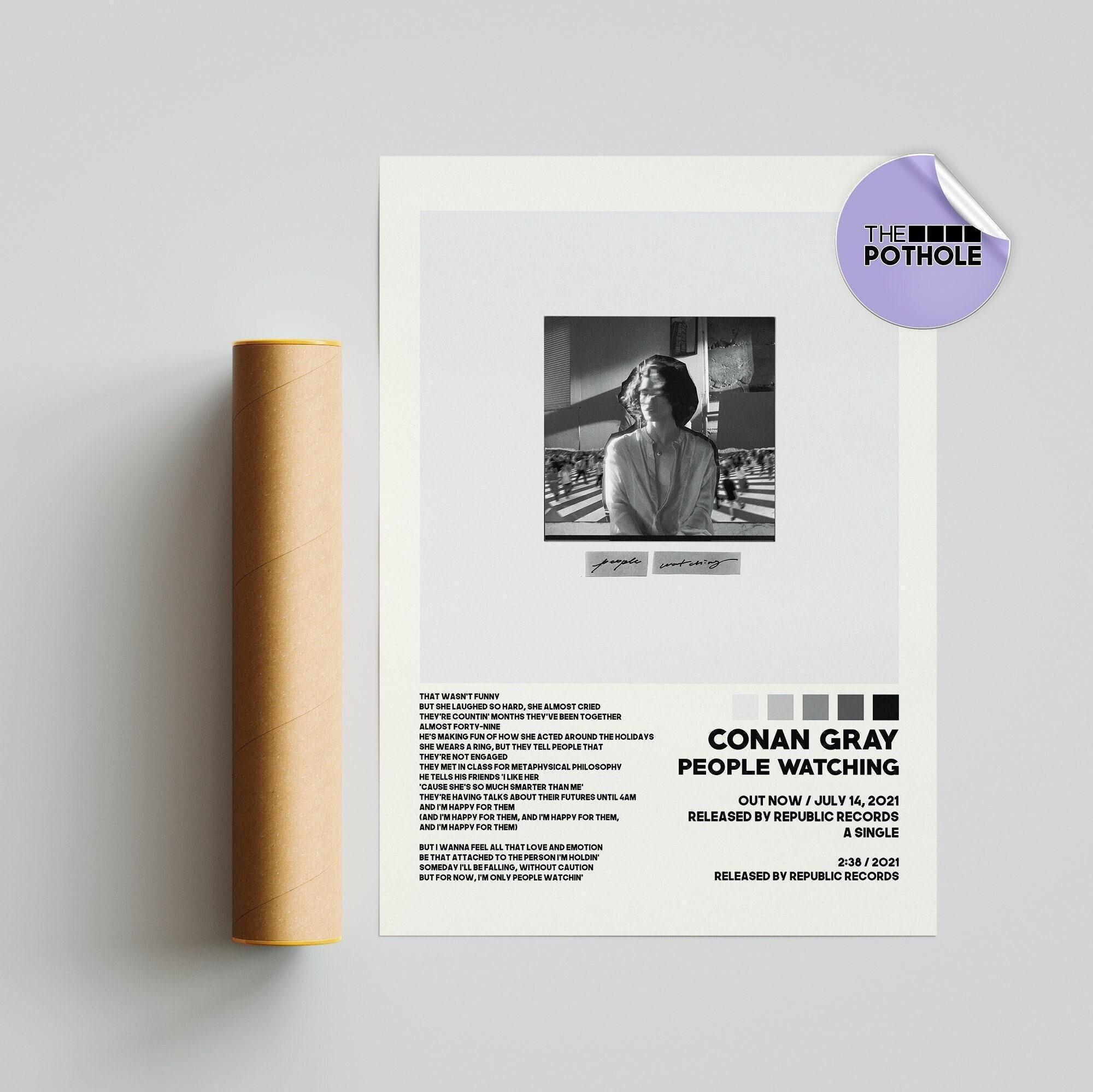 Conan Gray Posters, People Watching Poster, Album Cover Poster,Poster Print Wall Art, Custom Poster, Home Decor, Conan Gray, People Watching