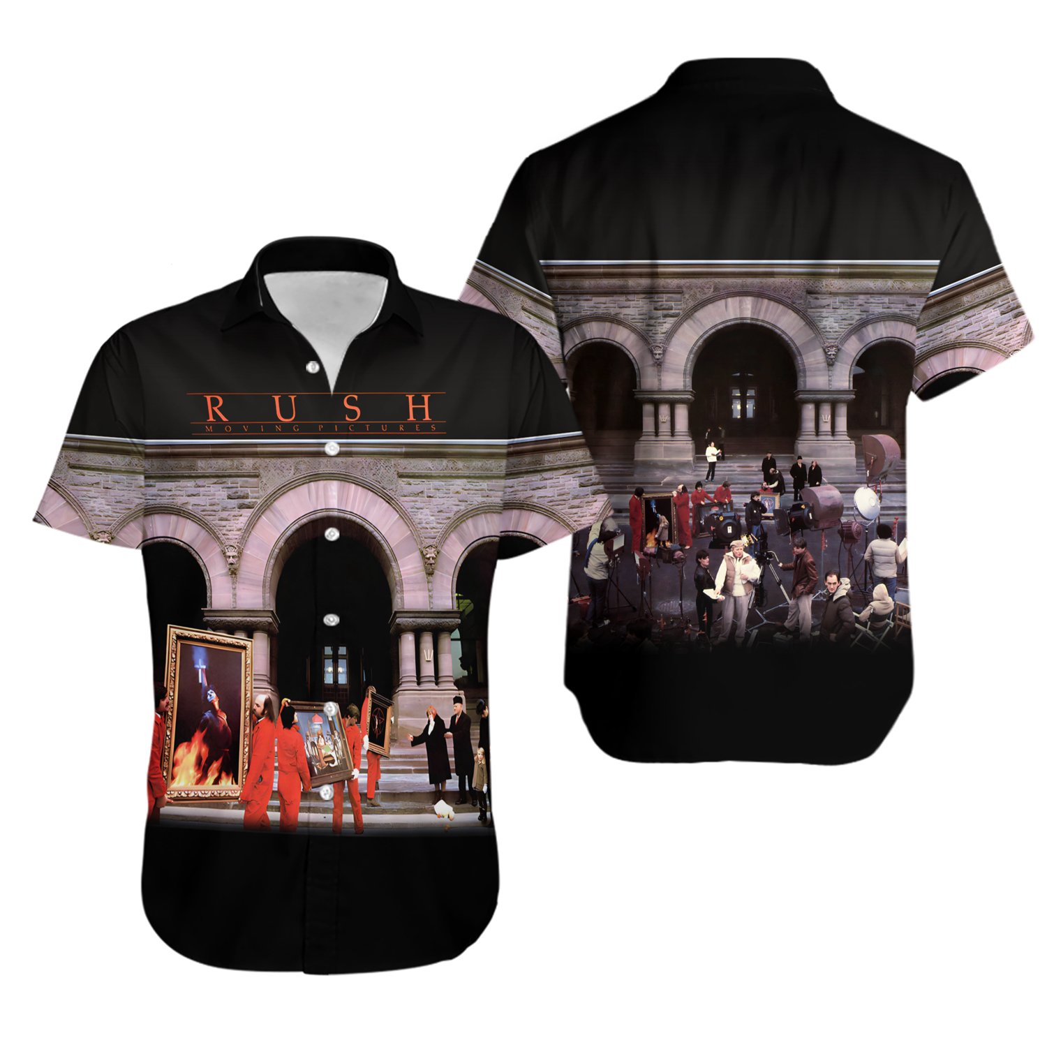 Rock Band Rush Moving Pictures Hawaiian Shirt, gift for fans