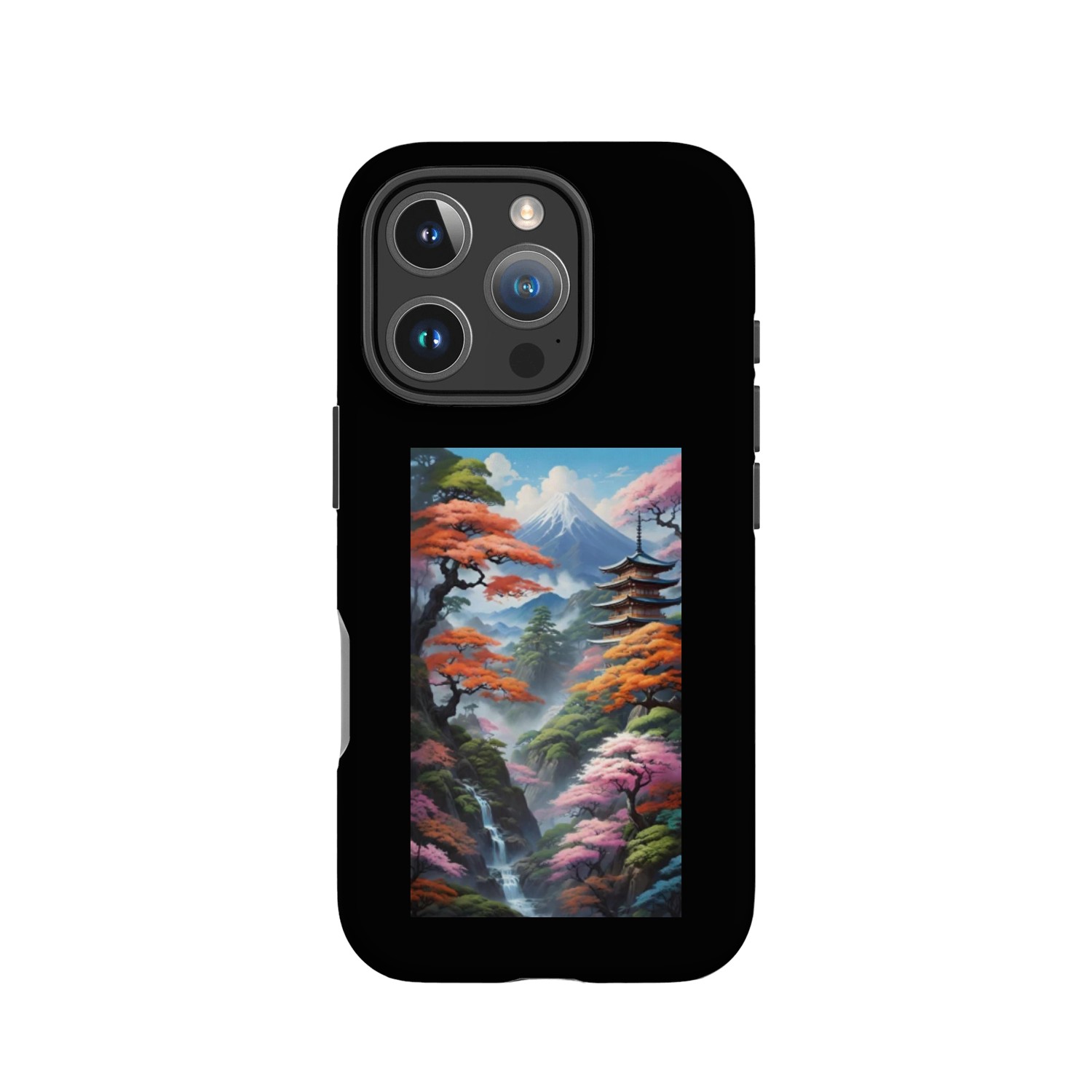 Japanese mountain IPhone Cases