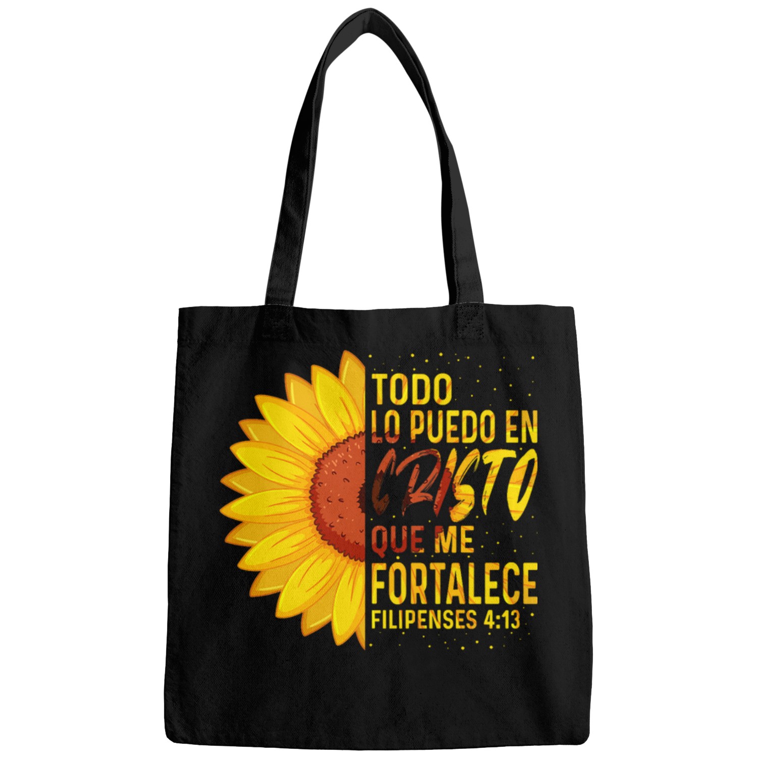 Camisetas Cristianas En Espanol Frase Biblia Filipenses 143 Bags