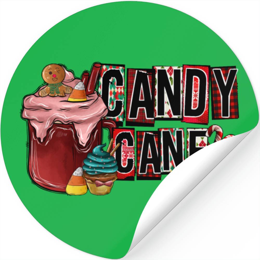 Candy Cane Cutie Stickers
