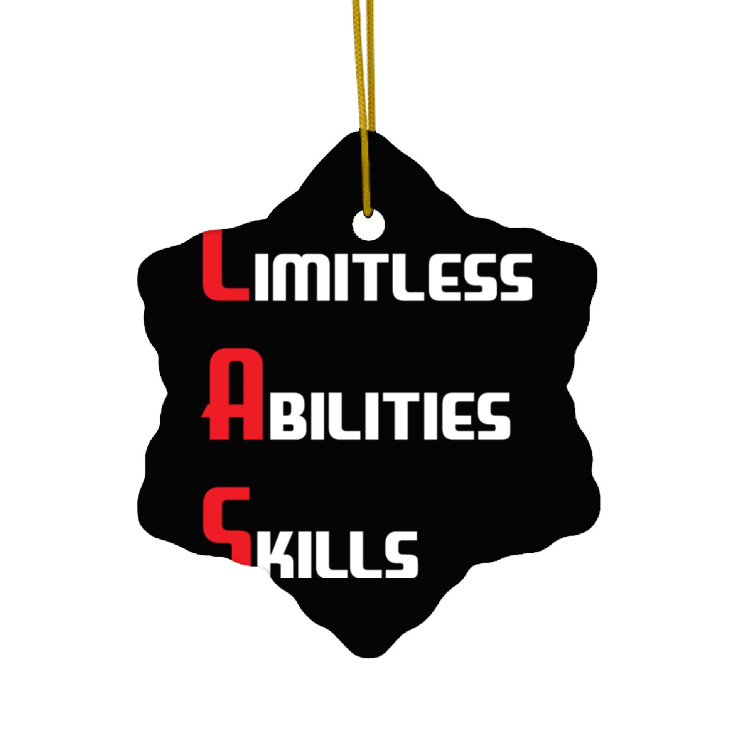 Limitless.Abilities.Skills.com Ceramic Ornaments