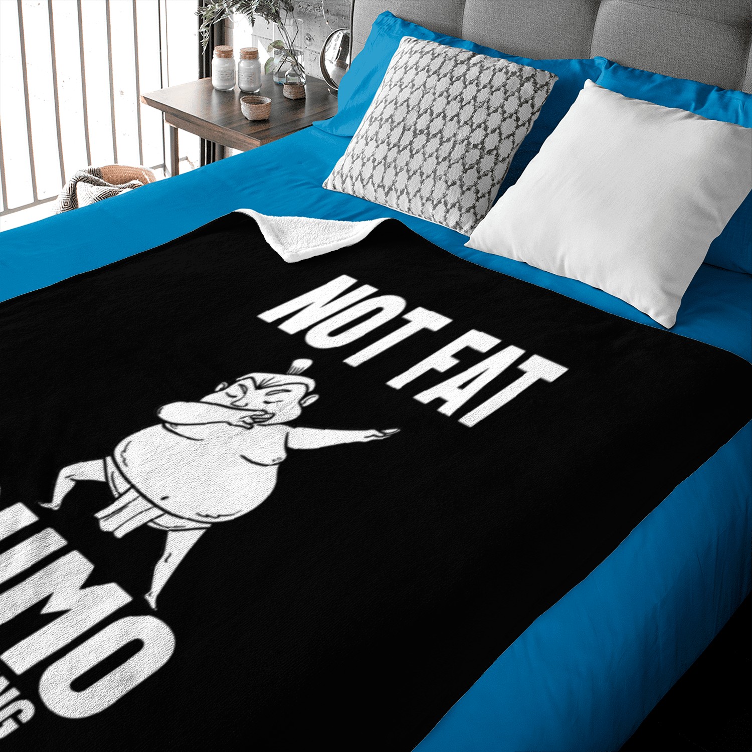 Sumo Wrestling Japanese Wrestler Sport Mawashi Baby Blankets