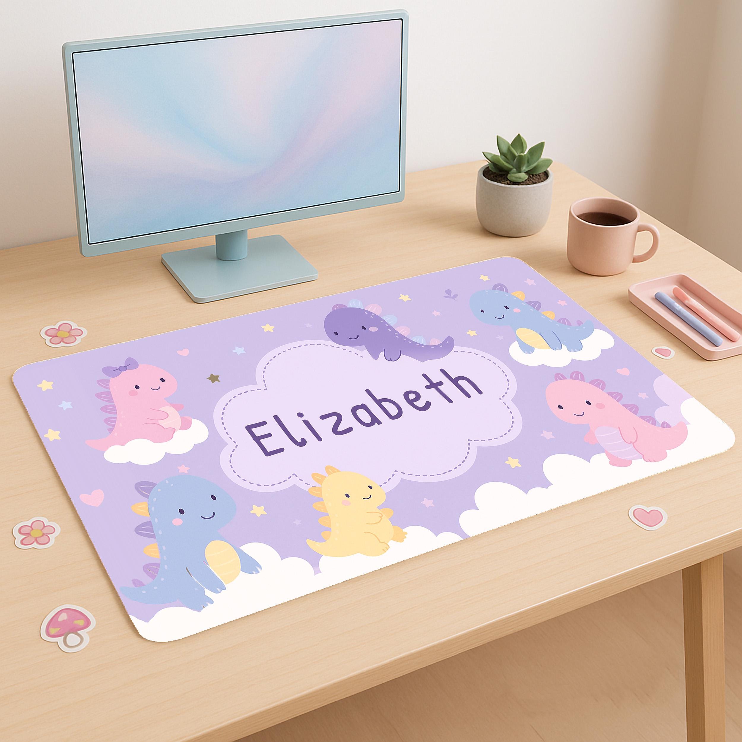 Custom Kawaii Dragon Desk Mat Mousepad