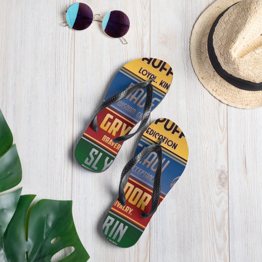 Wizarding Houses Flip-Flops