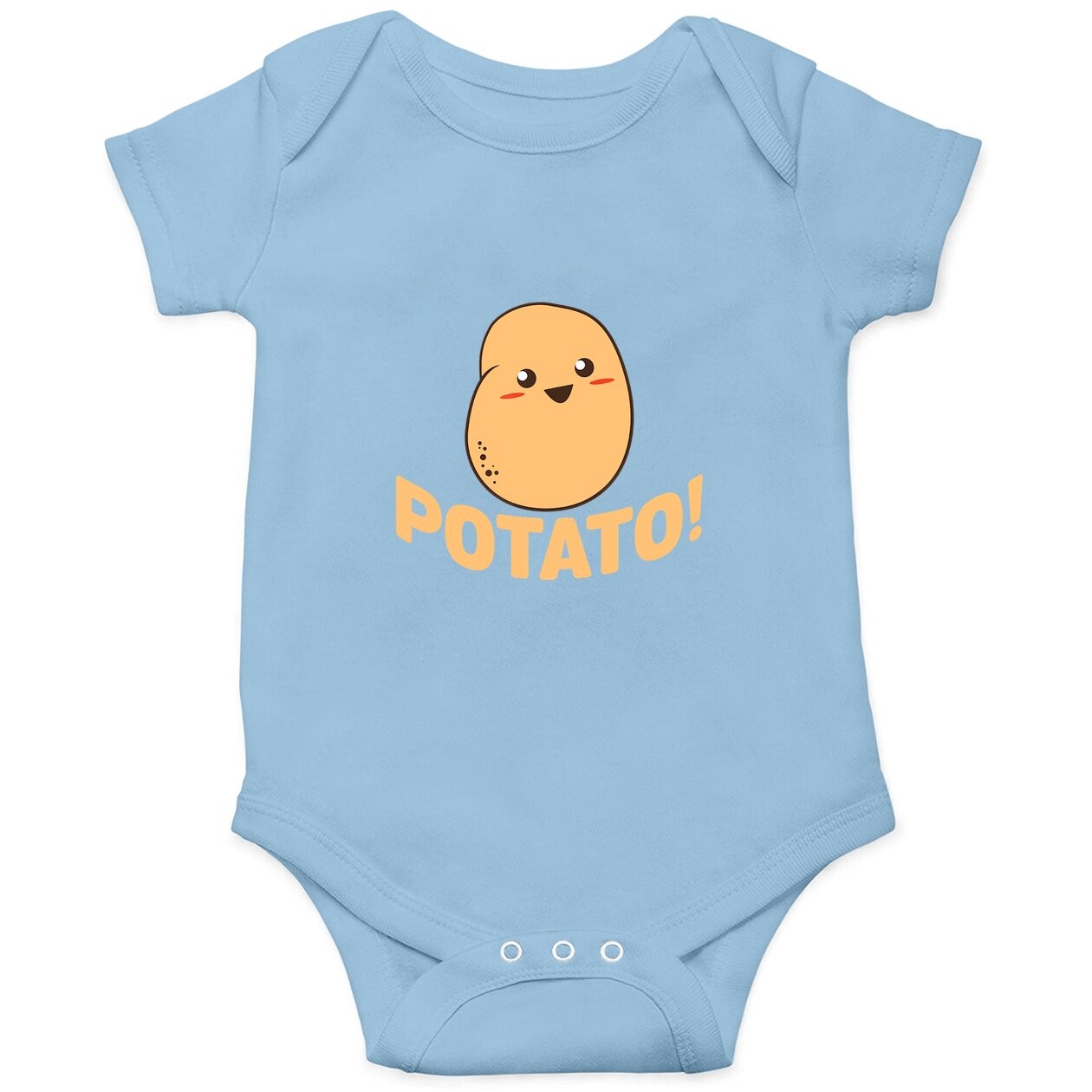 Cute Potato Smiling Tee Baby Bodysuit