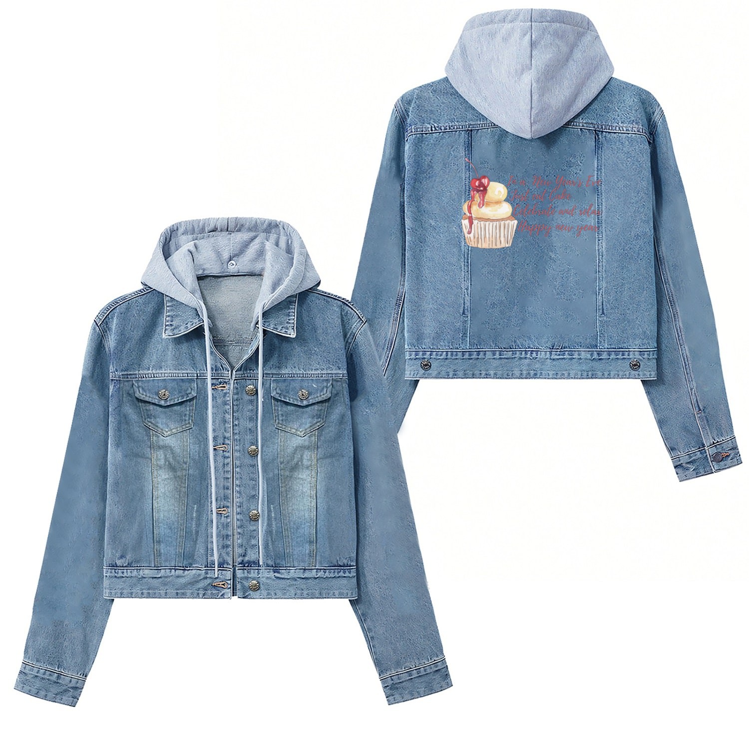 In new years eve just celebrate . Women's Denim Jackets
