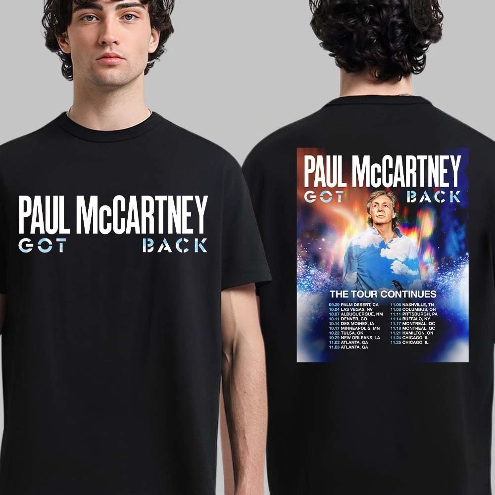 P McCartney Got Back The Tour Unisex T-Shirt 2025