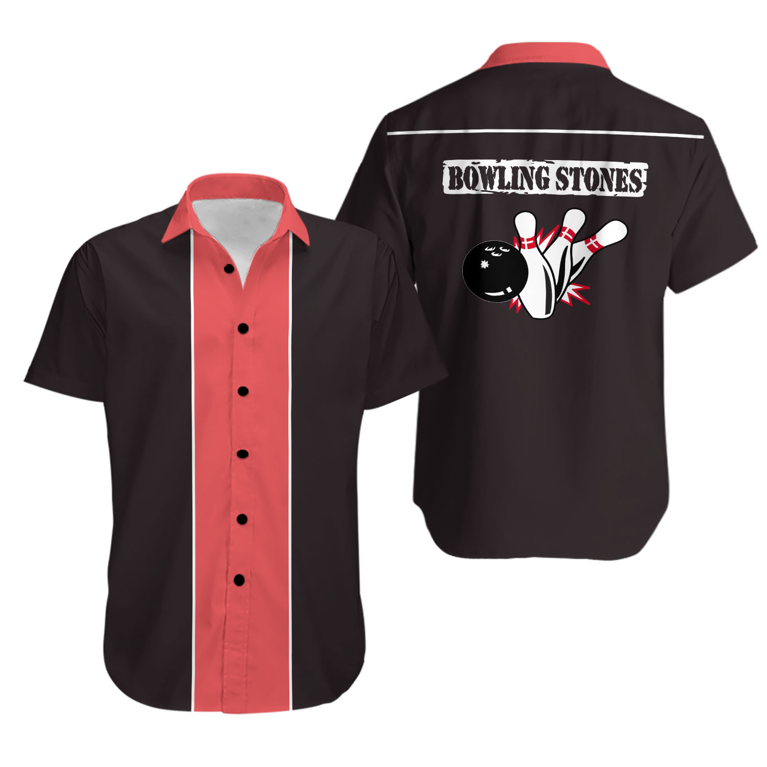 Bowling Stones Classic Retro Bowling Shirt
