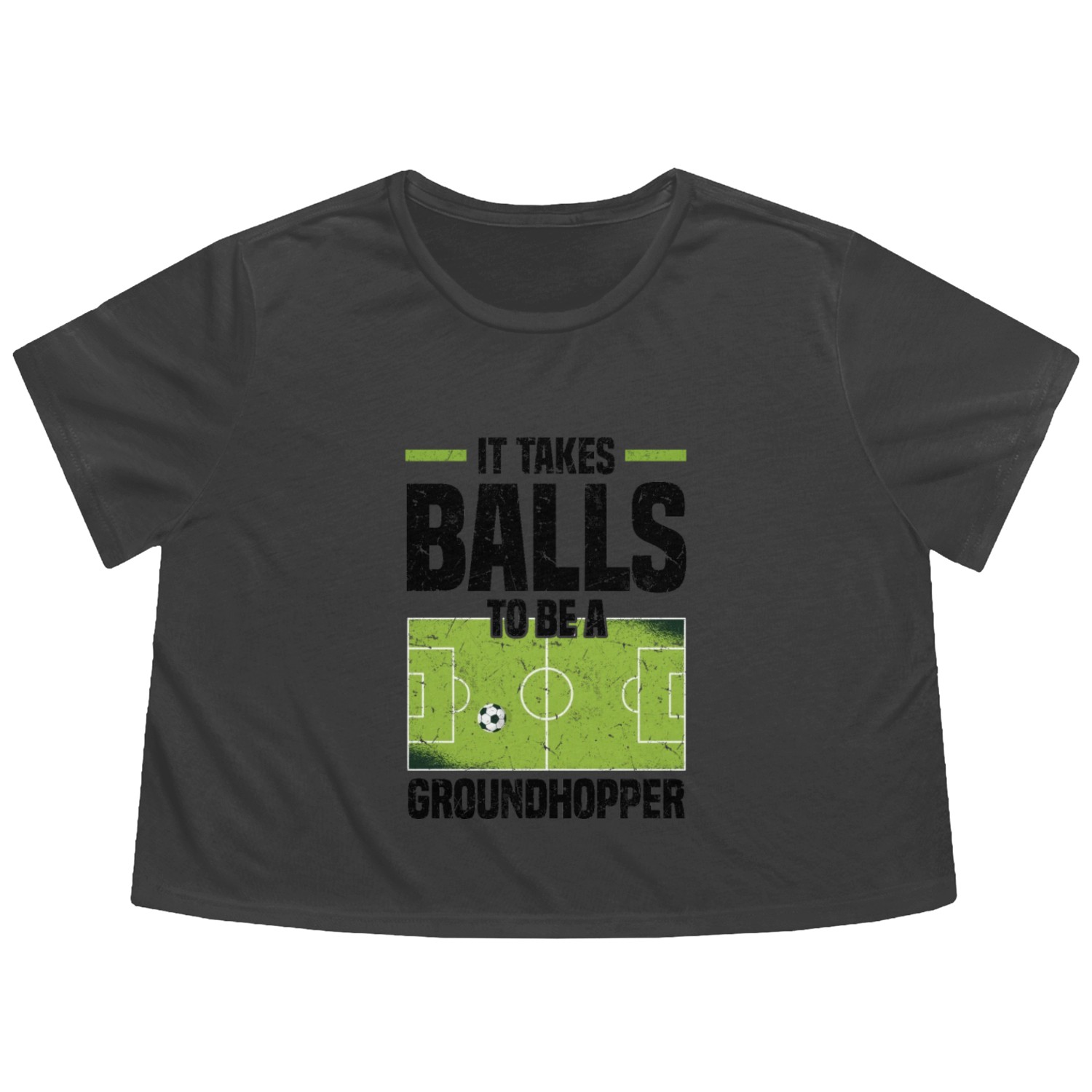 groundhopping Flowy Cropped Tees