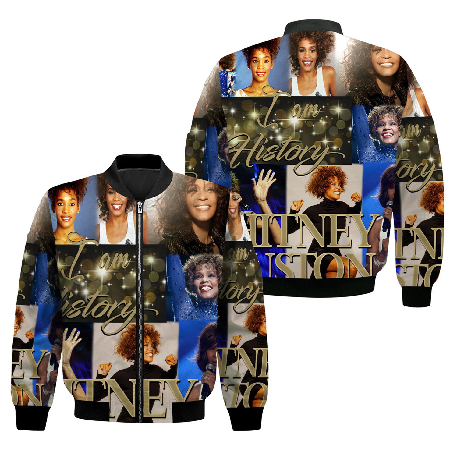 Women's Whitney Houston Bomber Jacket