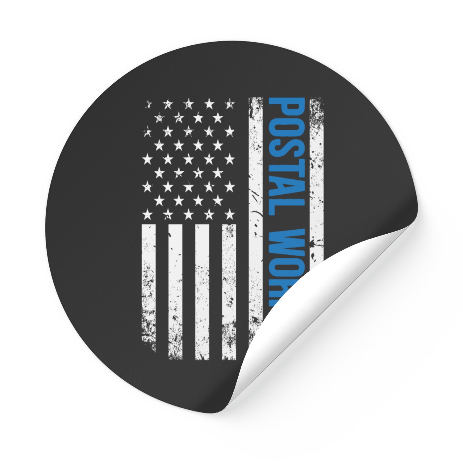 American Postal Worker USA Flag 4th of July