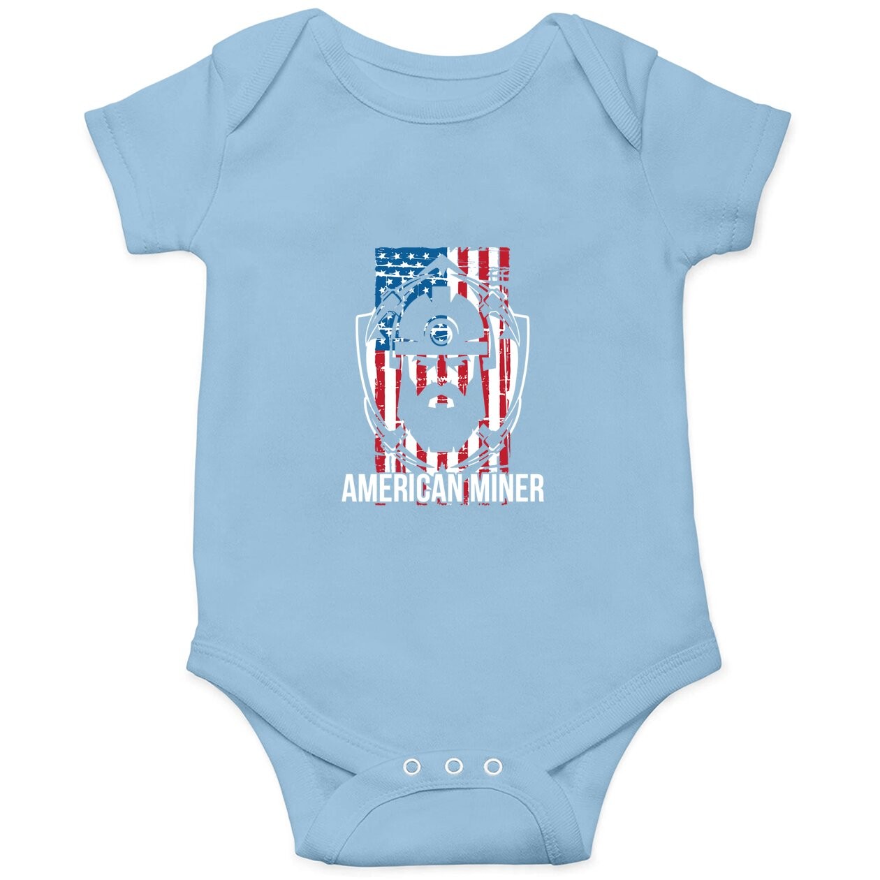 Underground Mining Baby Bodysuit