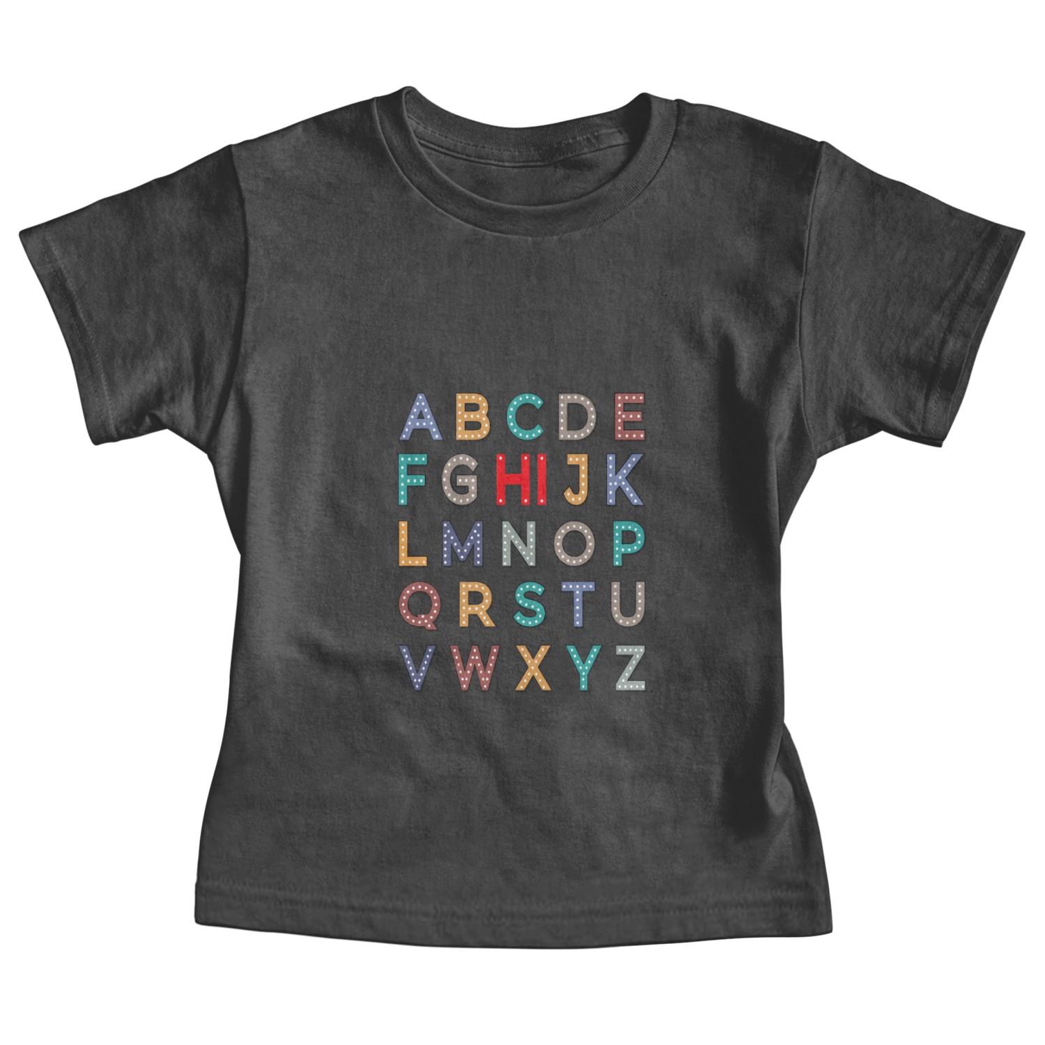 ABCD Alphabet Baby Tees – Fun Learning Baby Tees Preschool