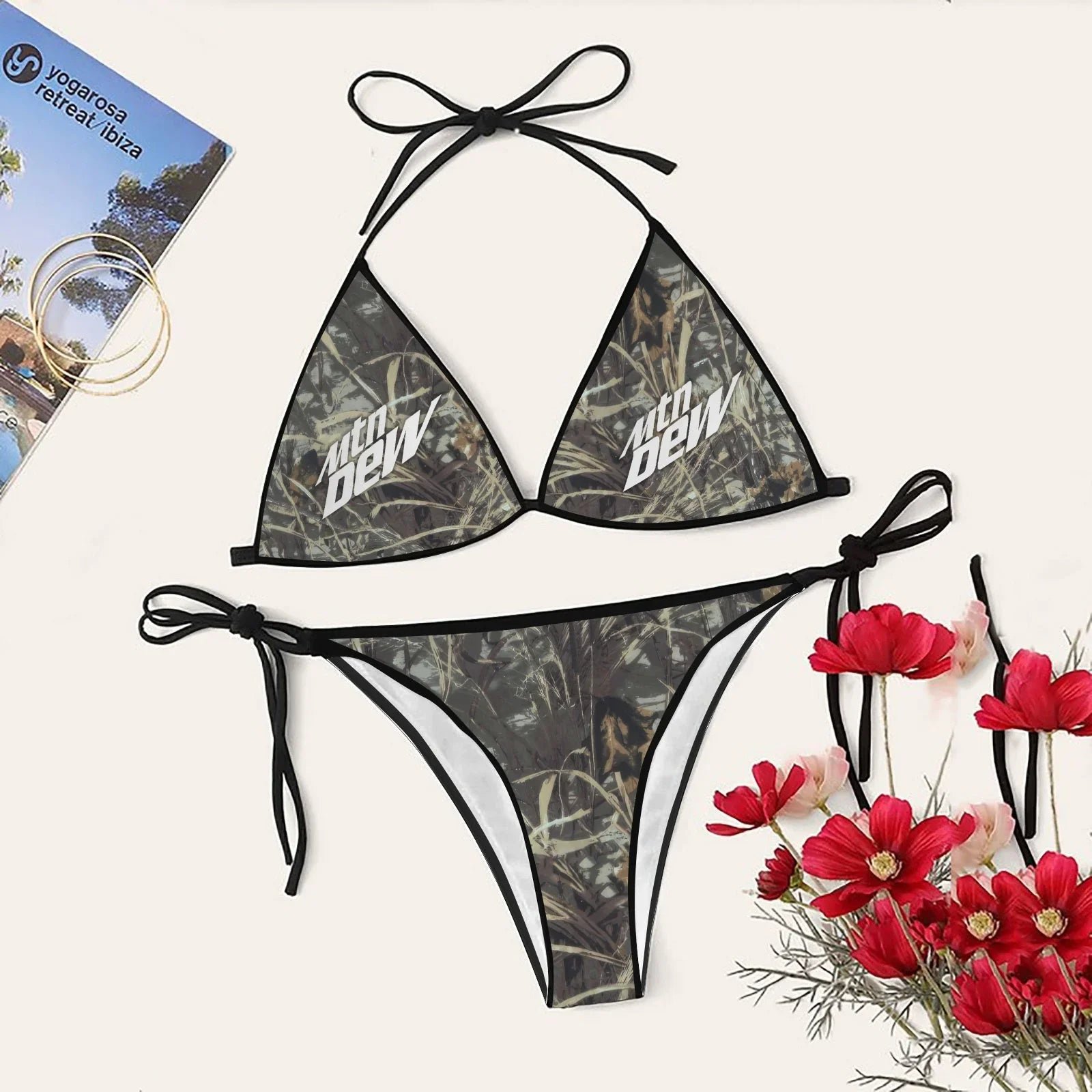 Women's Mountain Dew Timberline Triangle Sling Bikini Swimsuit