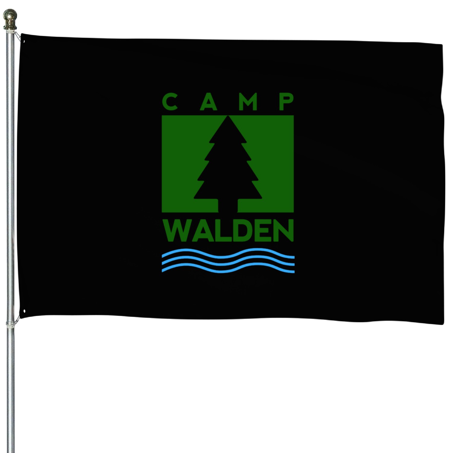 Camp Walden Logo House Flags