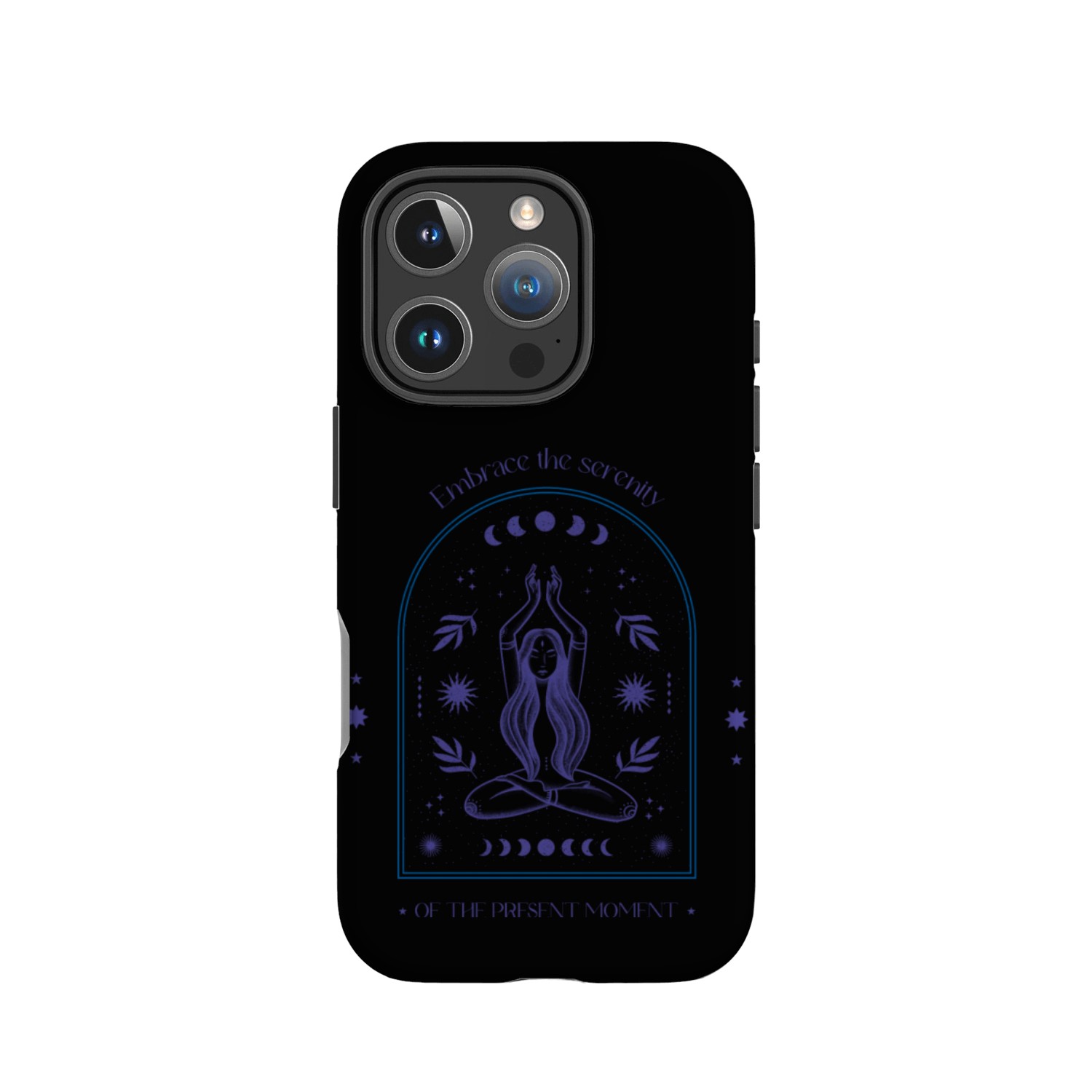 Embrace the serenity of the present moment. IPhone Cases
