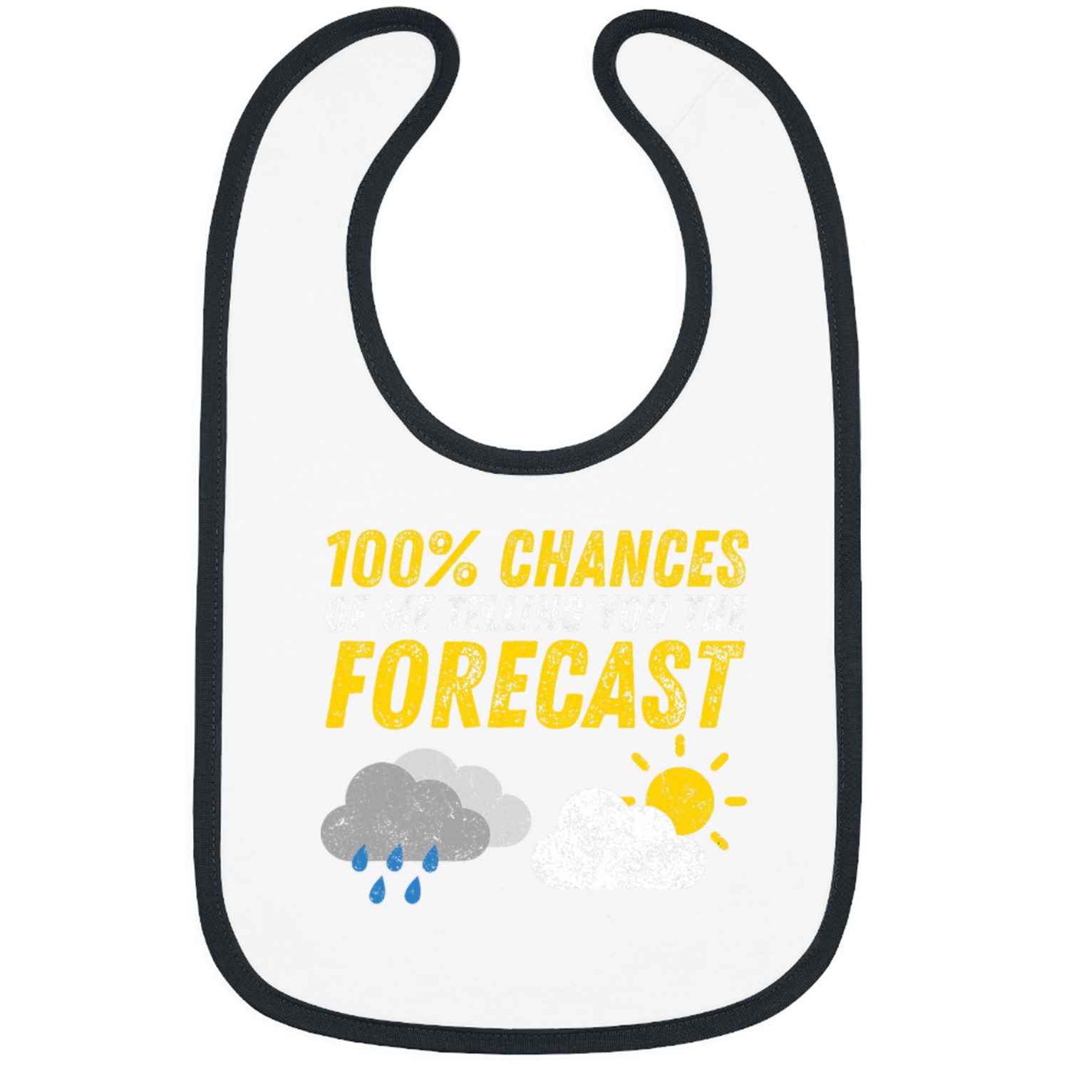 100 Chances Of Me Telling You The Forecast Meteorologist Bibs