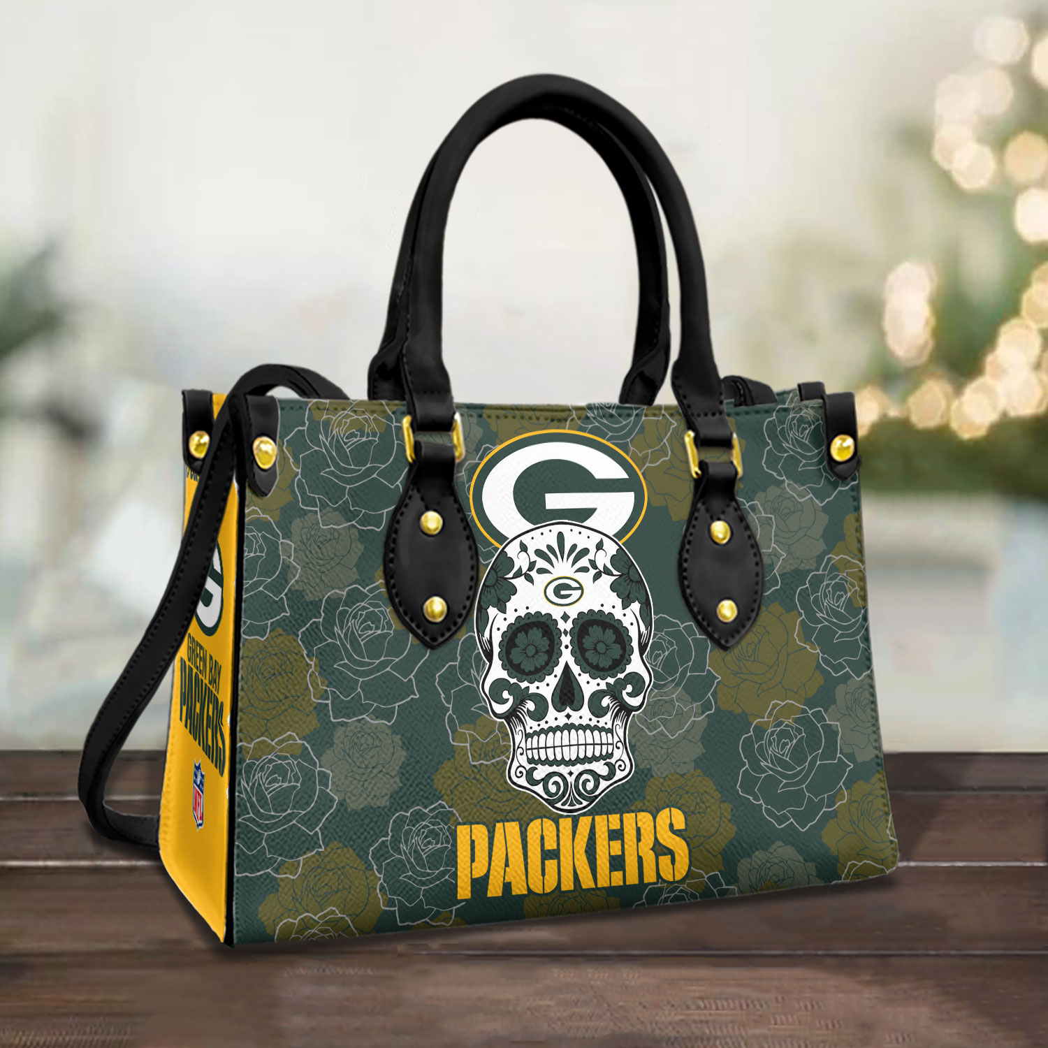 Personalized Green Bay Football Team Packerss Leather Handbag Gift